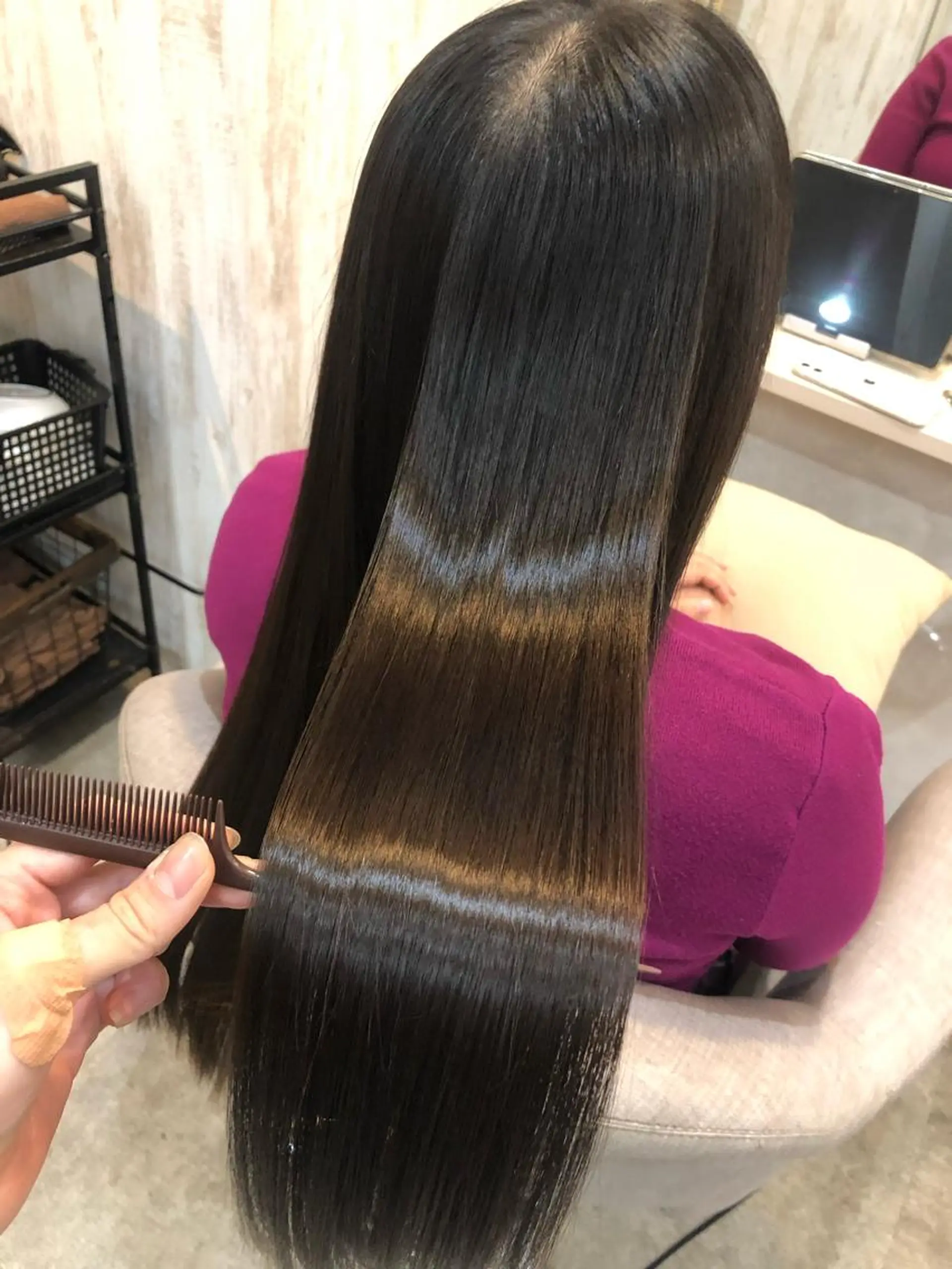 ロング 髪質改善 韓国風ヘア トリートメント 【髪質改善特化】 鈴木　笑のヘアスタイル