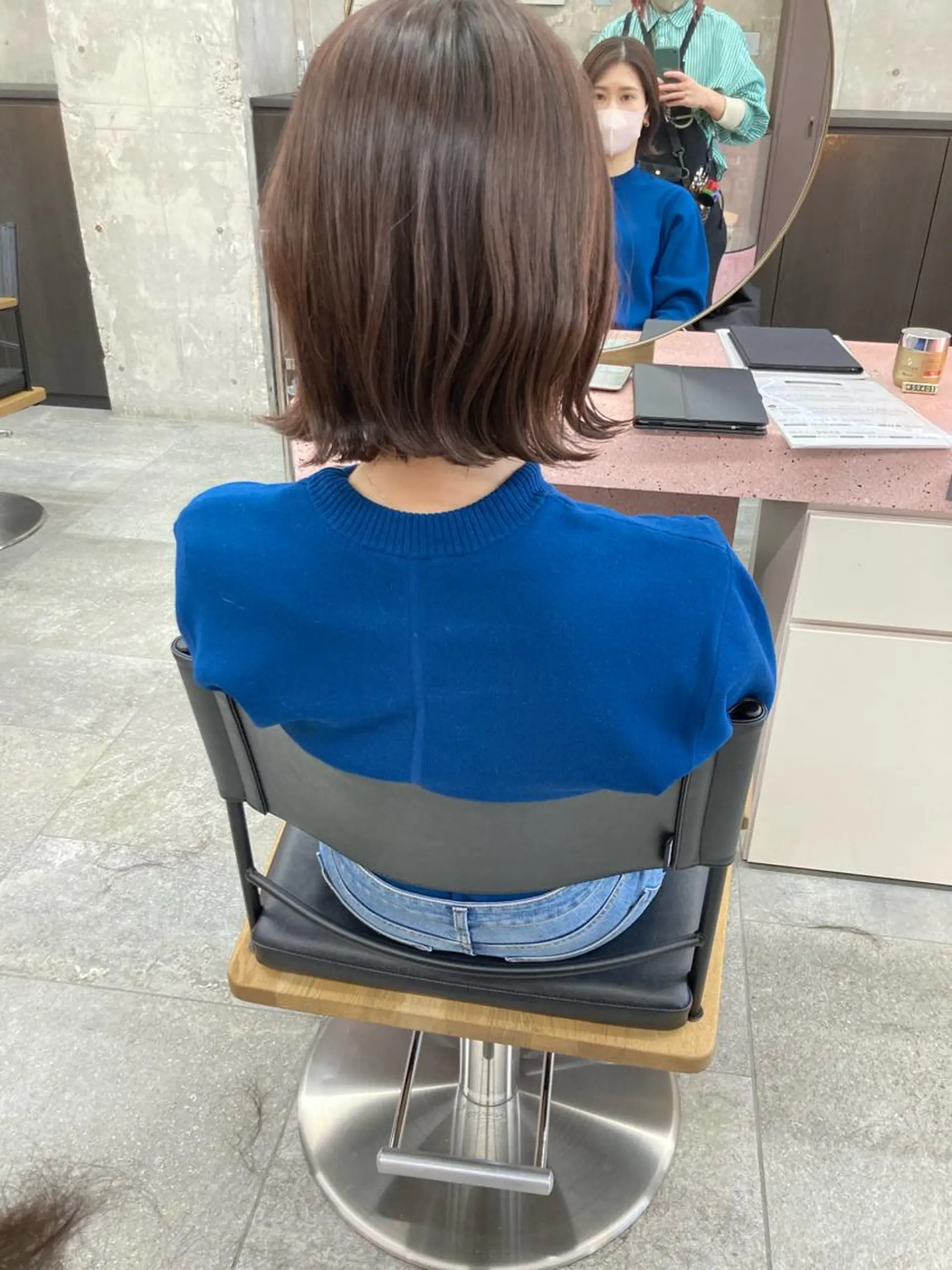 ミディアム カラー 小木曽智美 /ボブ/ショートのヘアスタイル