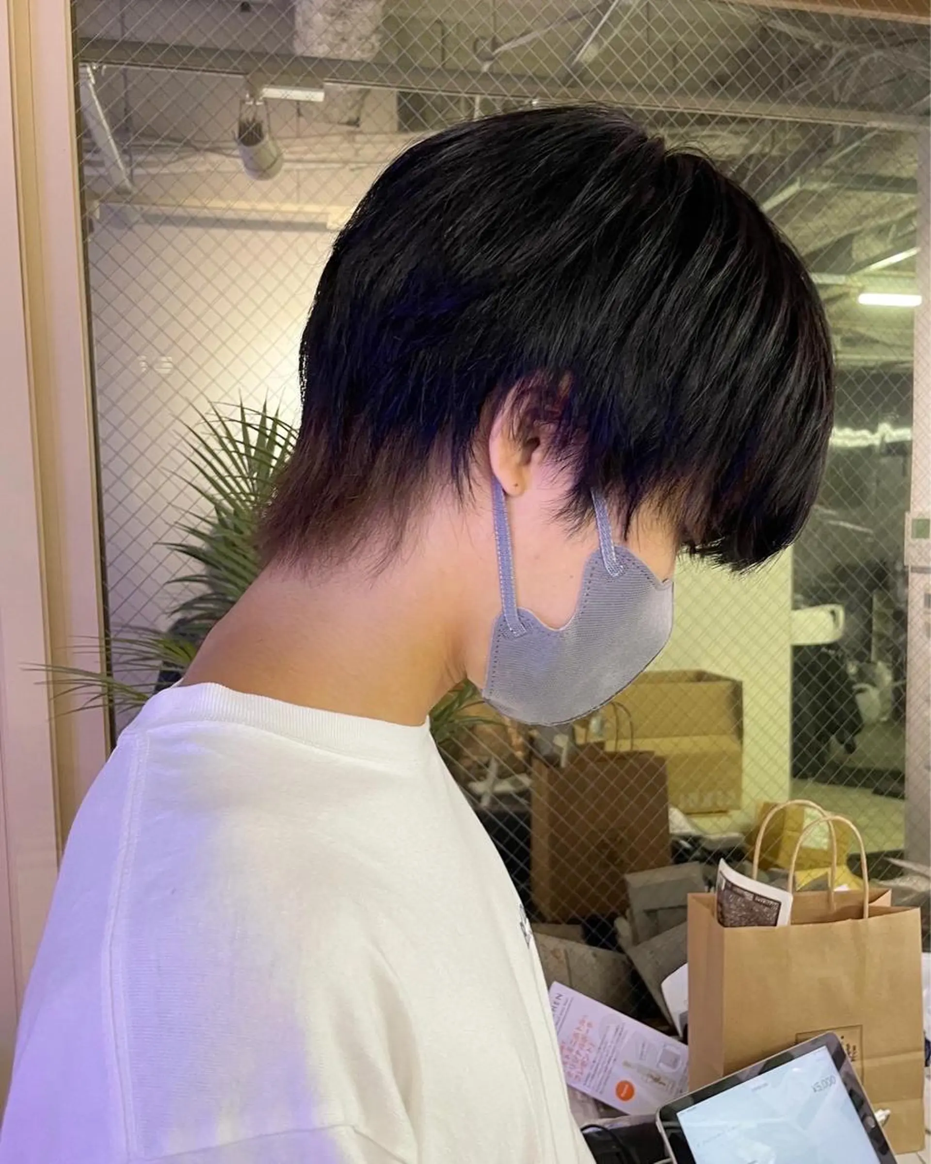 ショート カラー メンズ メンズウルフカット ウルフカット 🎀プルエクステ みまひかる🎀のヘアスタイル