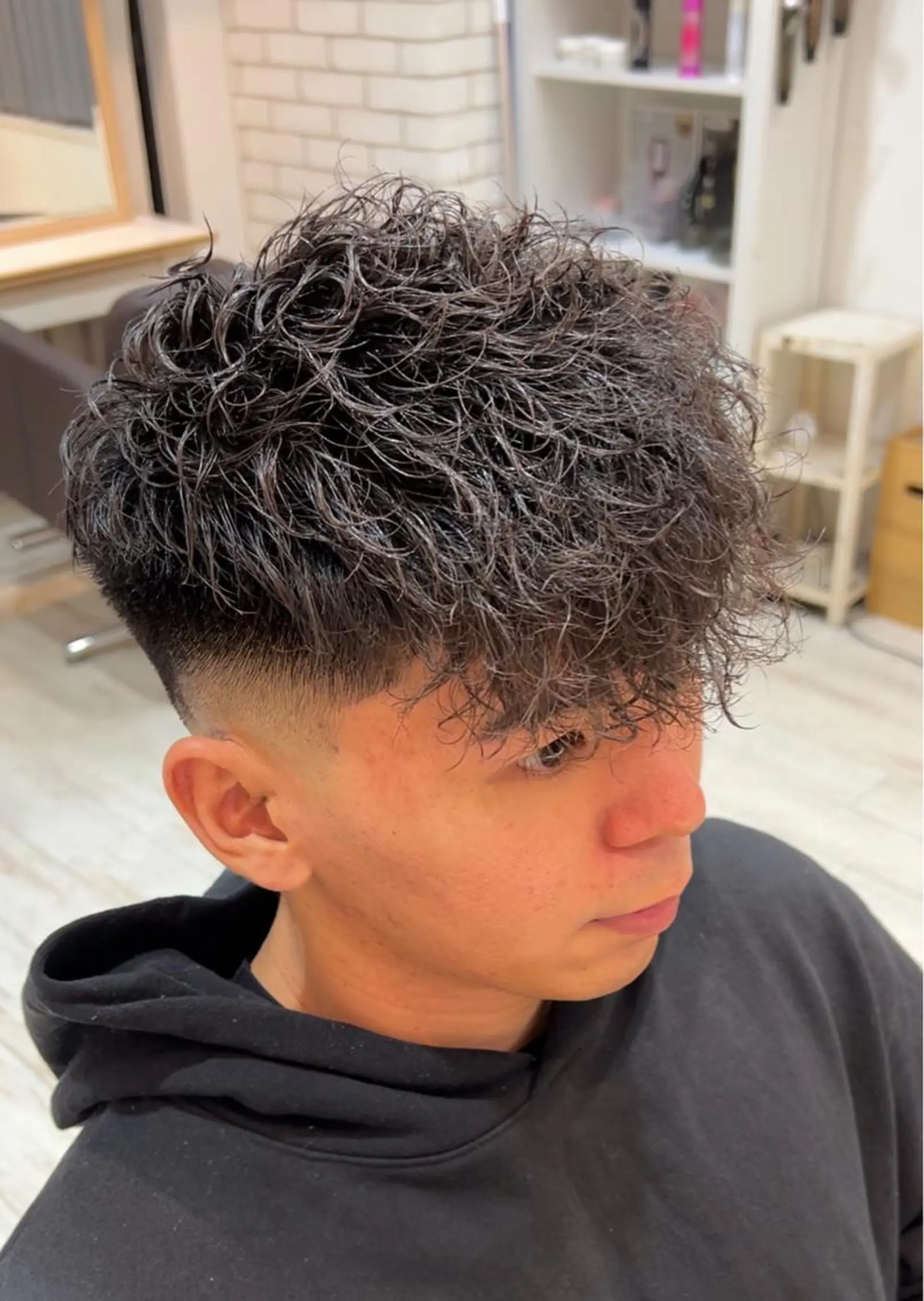 ショート パーマ メンズ 💈men's💈 satoru中目黒のヘアスタイル