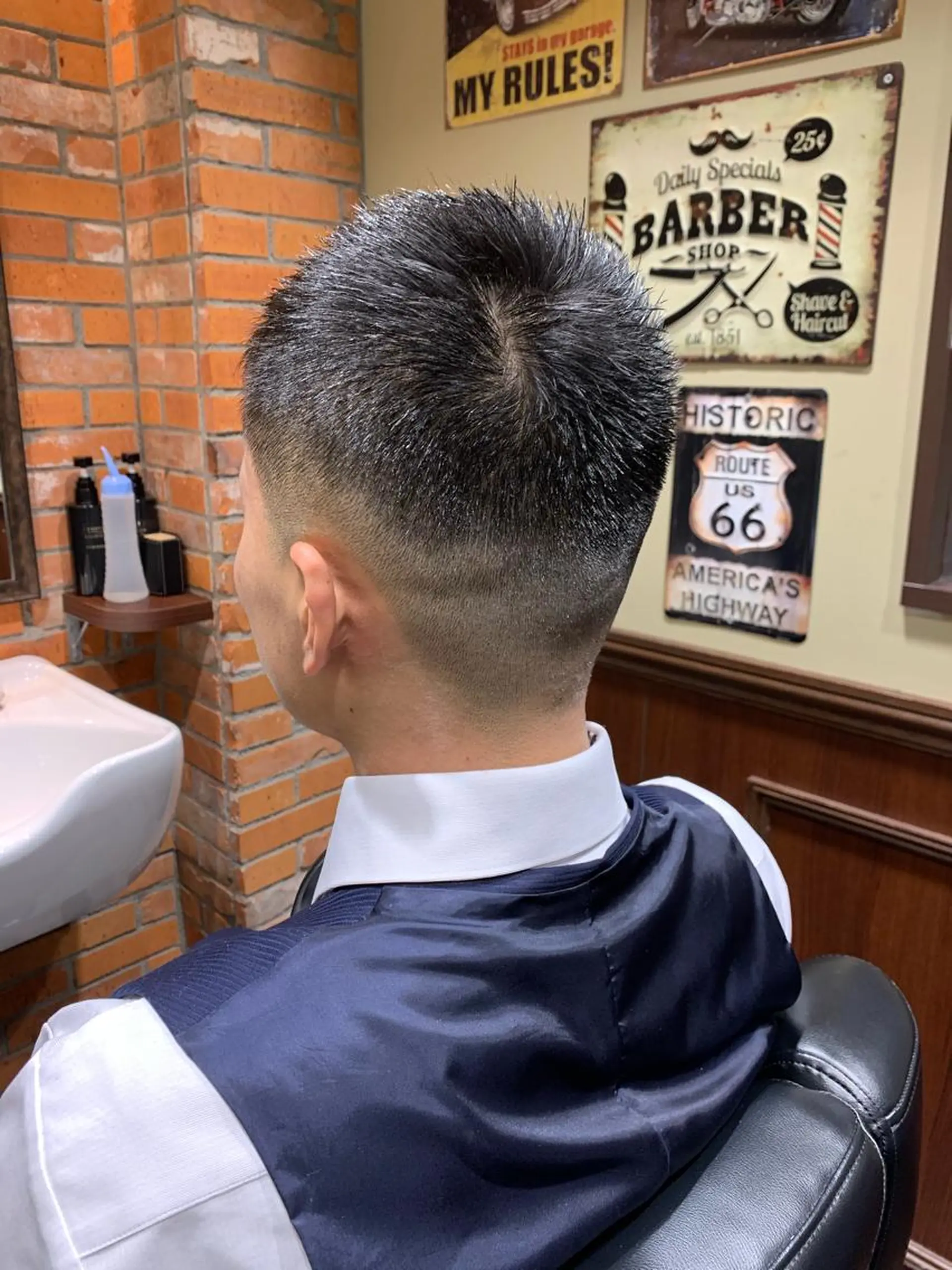 ショート メンズ 羽木 隆徒のヘアスタイル