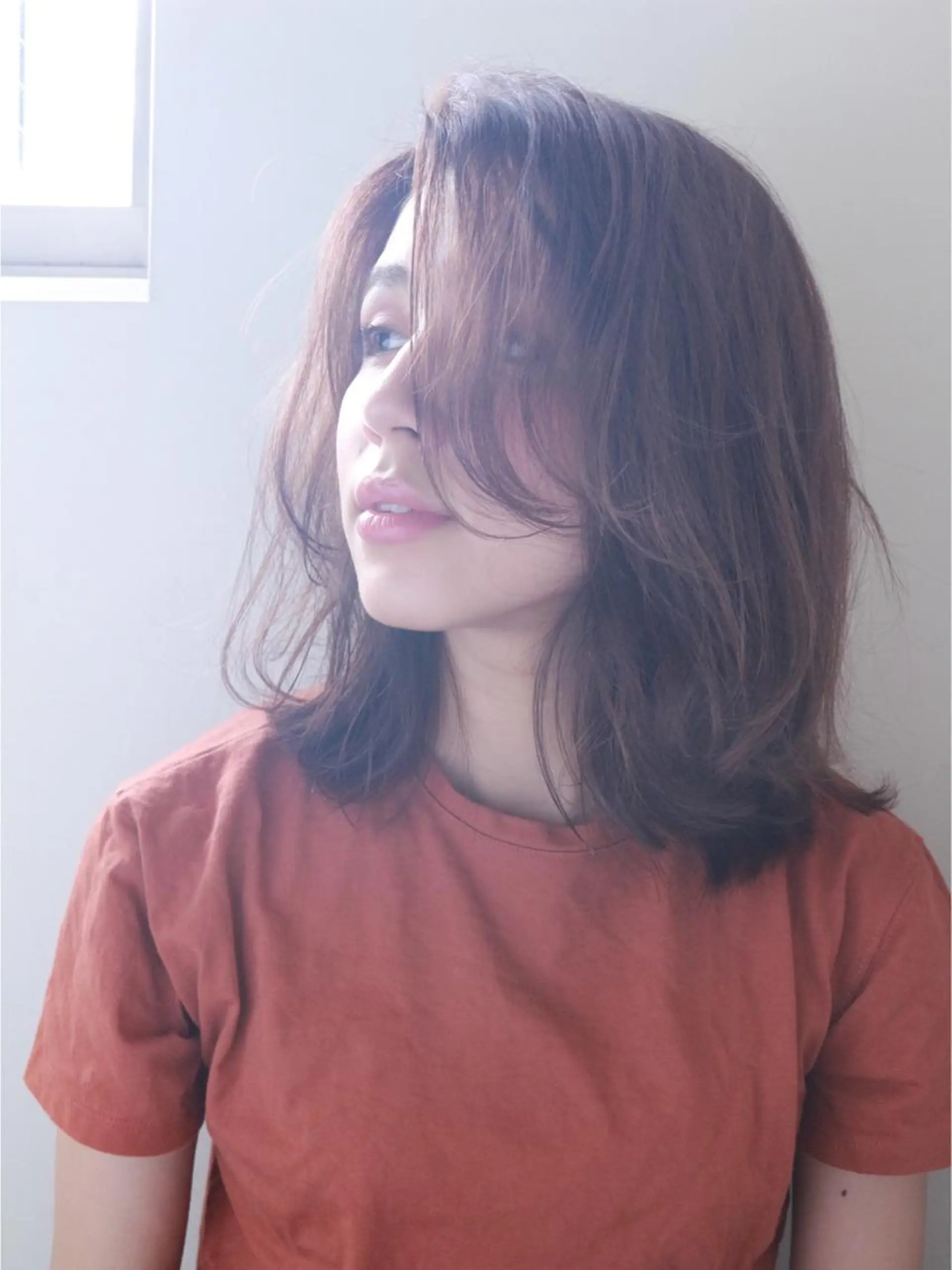 セミロング 石川 理恵のヘアスタイル