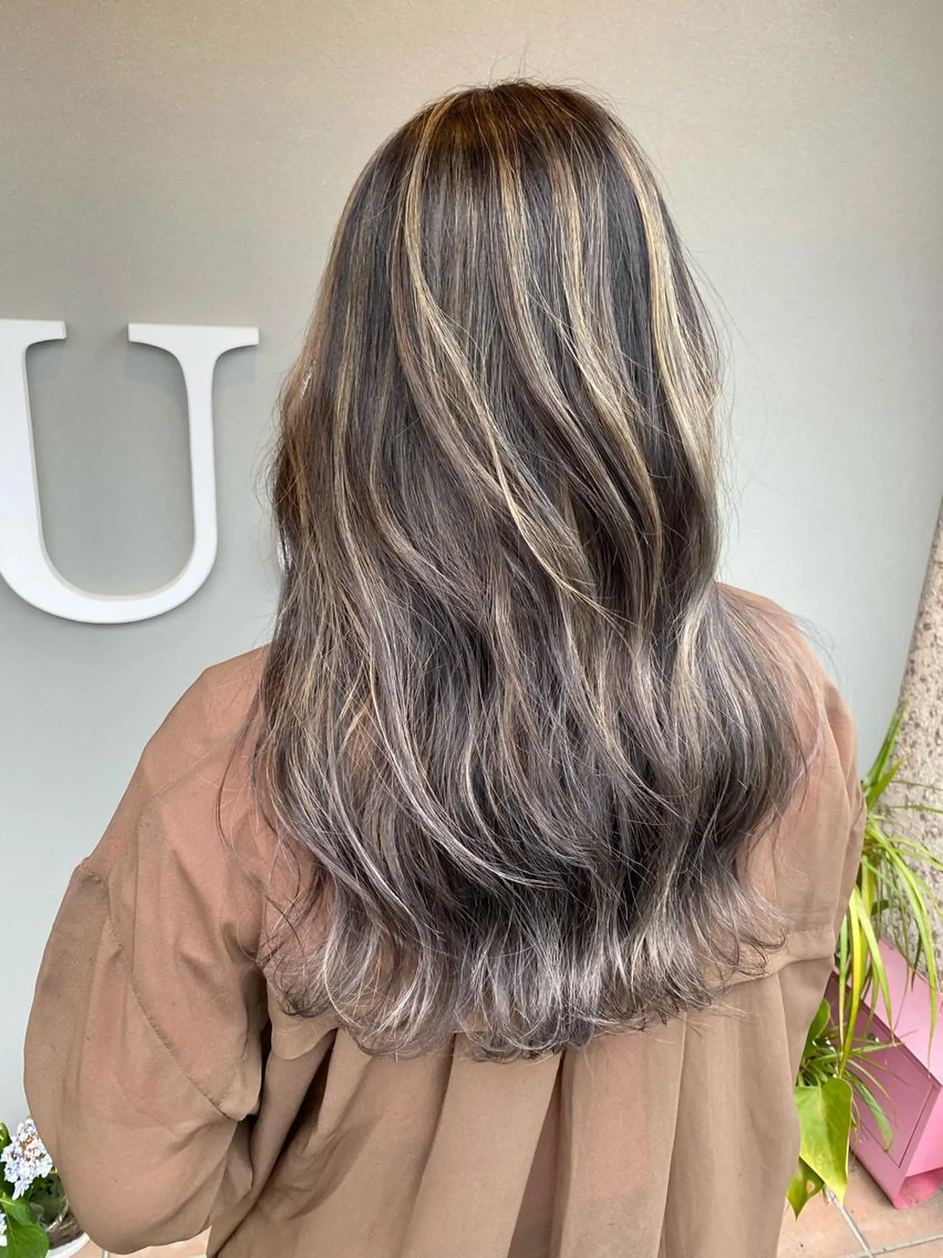 ロング 平田 広大のヘアスタイル