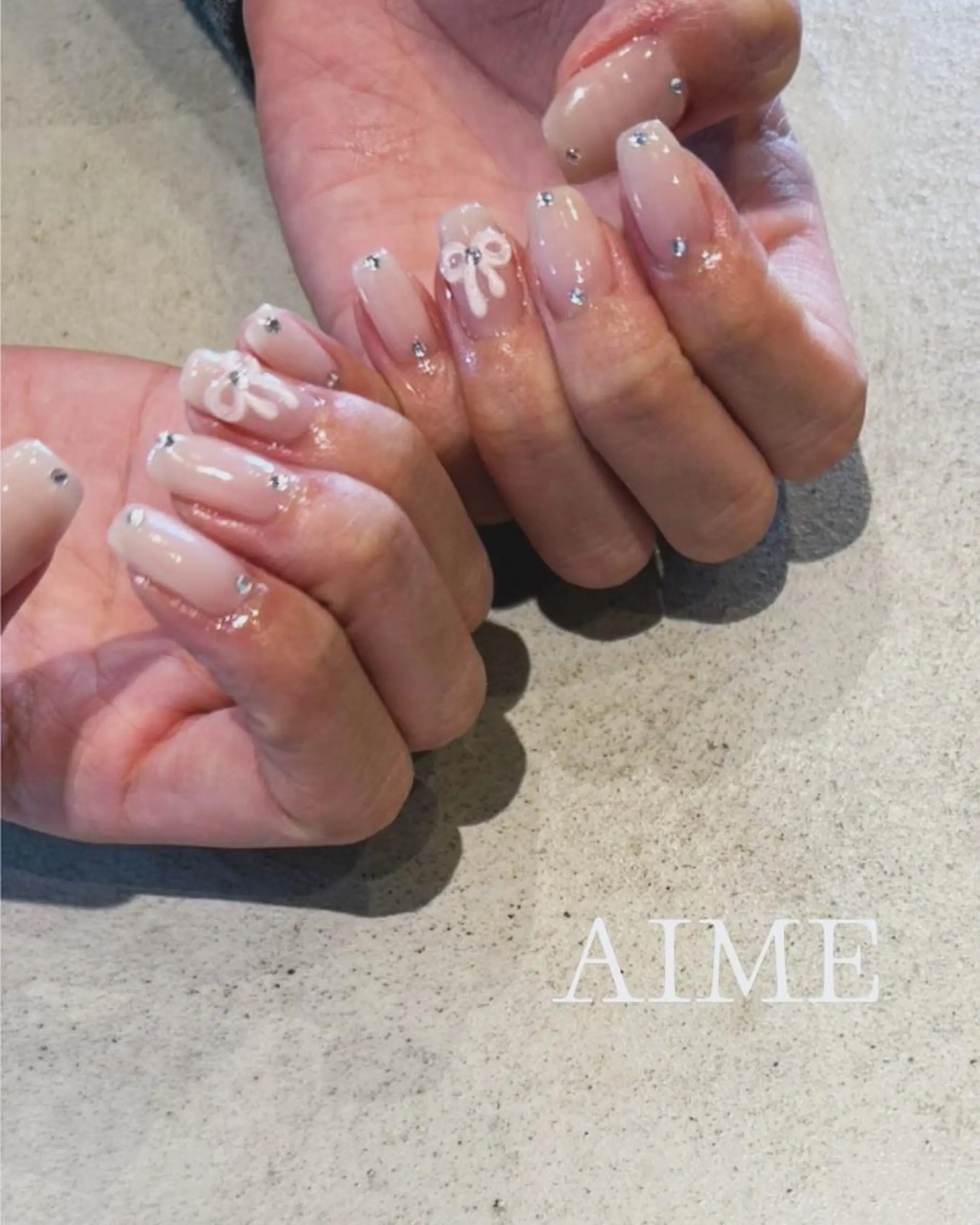 ネイル アートネイル ハンドネイル AIME （momo）のネイルデザイン