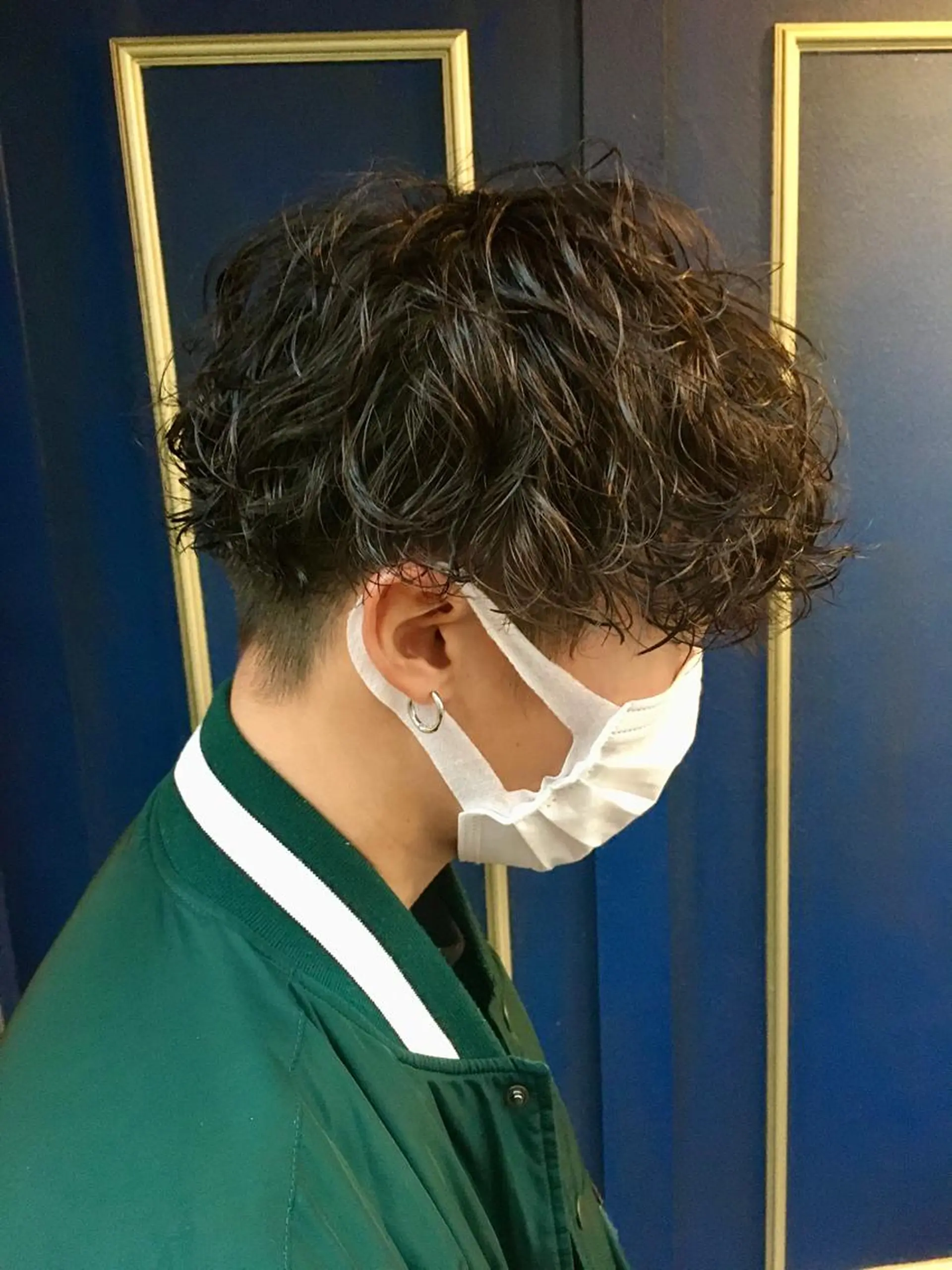 ショート パーマ メンズ カット パーマ 🦩パーマン🦩佐藤 航太のヘアスタイル