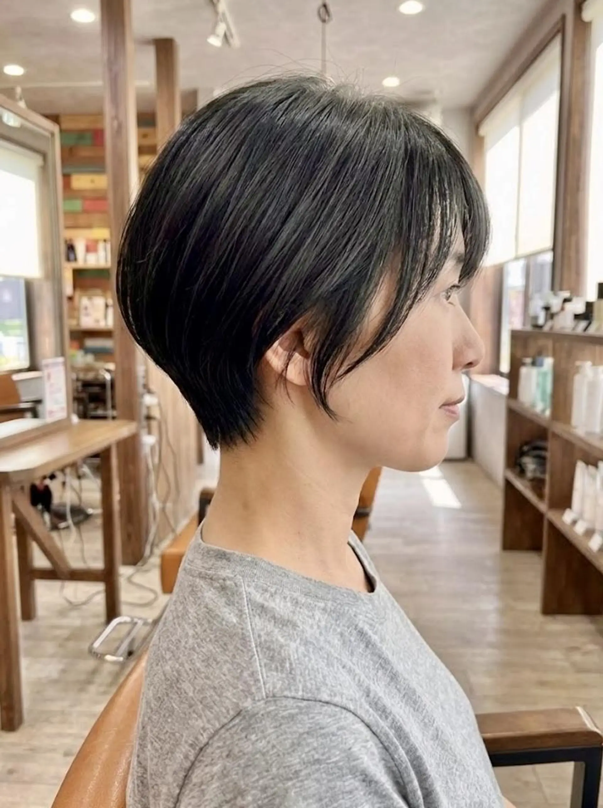 ショート ボブ ショートヘア カット ヘアカラー トリートメント 一宮駅3分/水野/ ショート/ボブのヘアスタイル