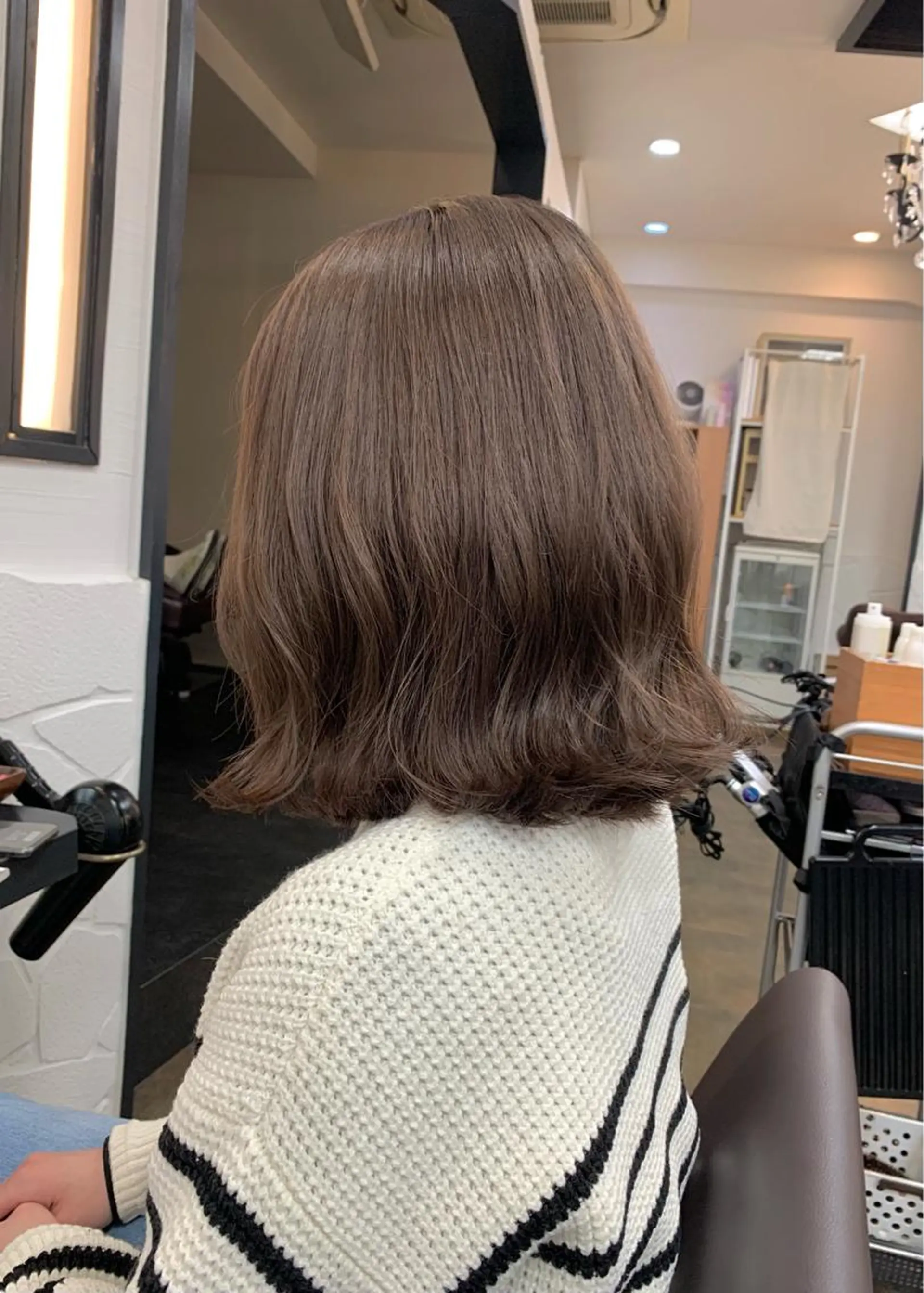 ミディアム カラー ベージュカラー ブリーチ LUMO所属・矢野 晃平のヘアスタイル