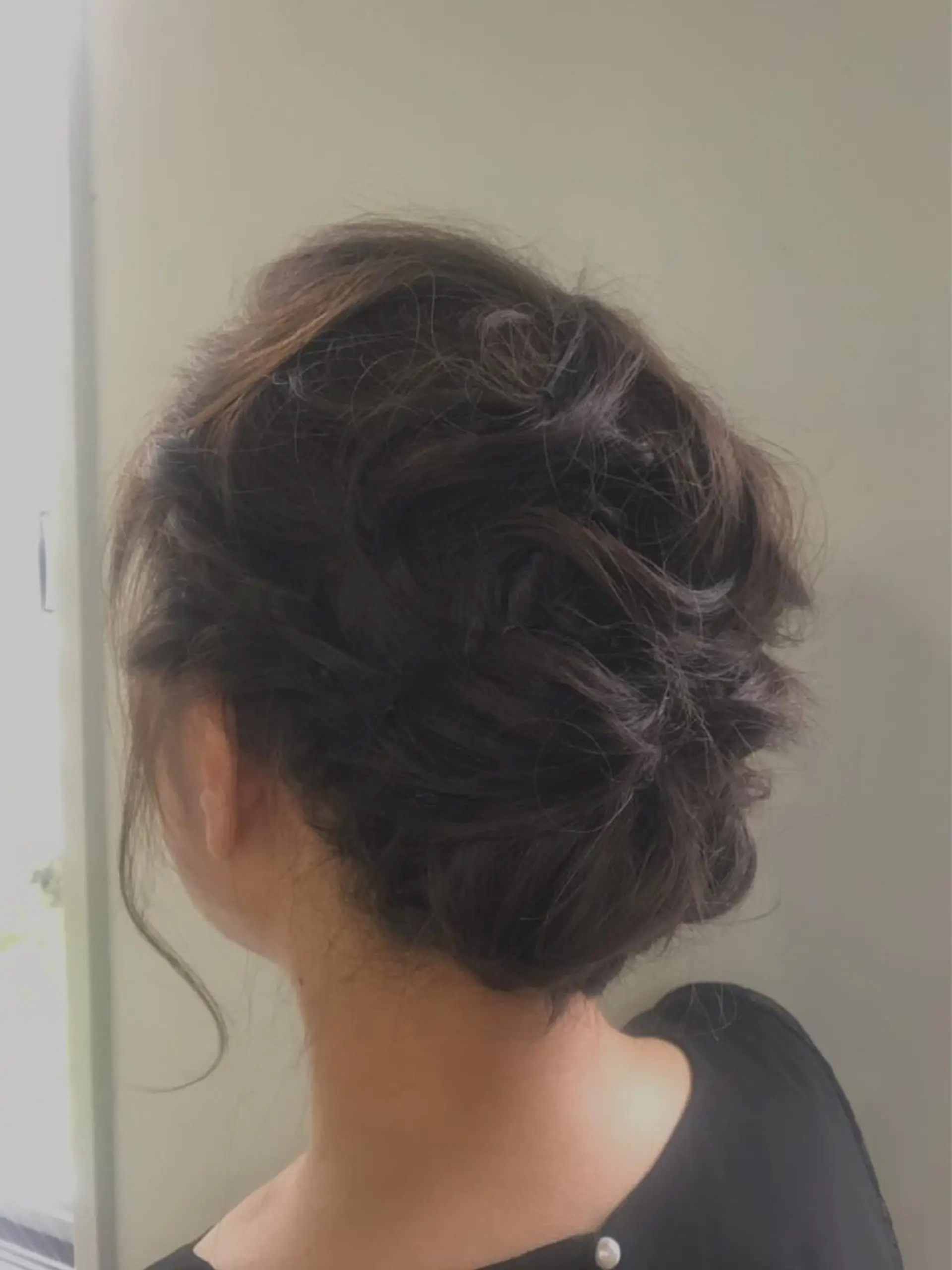 ミディアム ヘアアレンジ 髪質改善TR 透明感カラーHanaのヘアスタイル