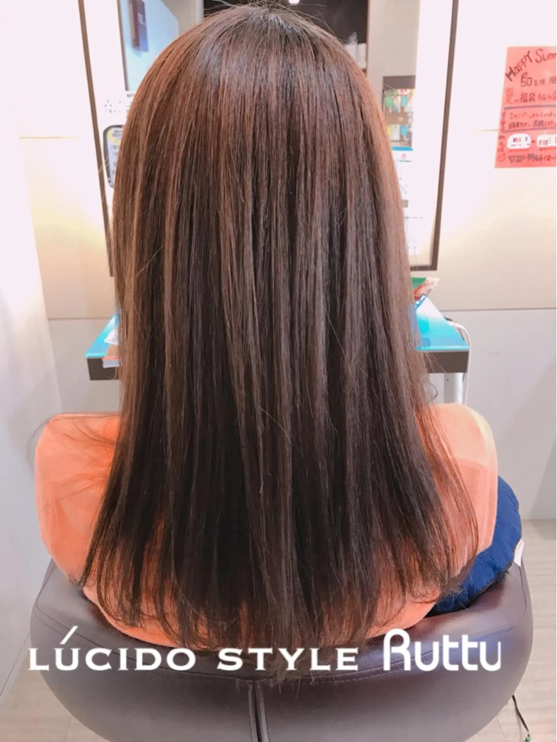 ロング カラー アディクシーカラー ラベンダーカラー カット 縮毛矯正 トリートメント アザマ　ヤスカツ _rosso 川口のヘアスタイル