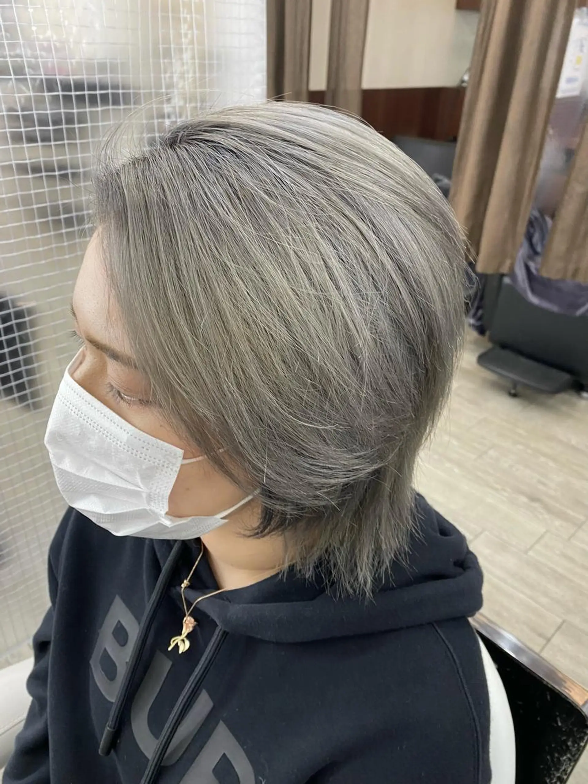 ミディアム カラー カット ヘアカラー トリートメント 市川 博紀 店長のヘアスタイル