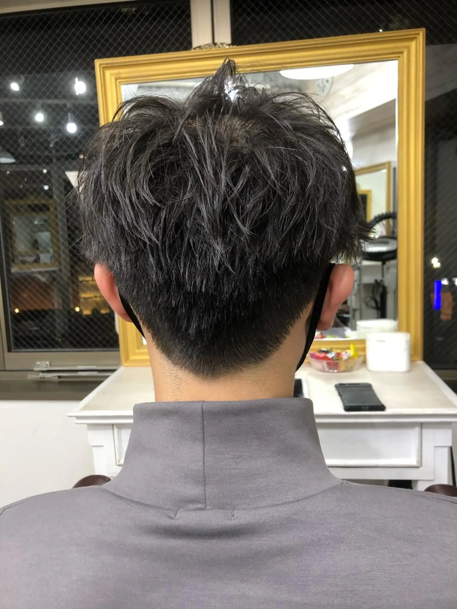 ショート メンズ 白髪ぼかし大人メンズ 根本零のヘアスタイル