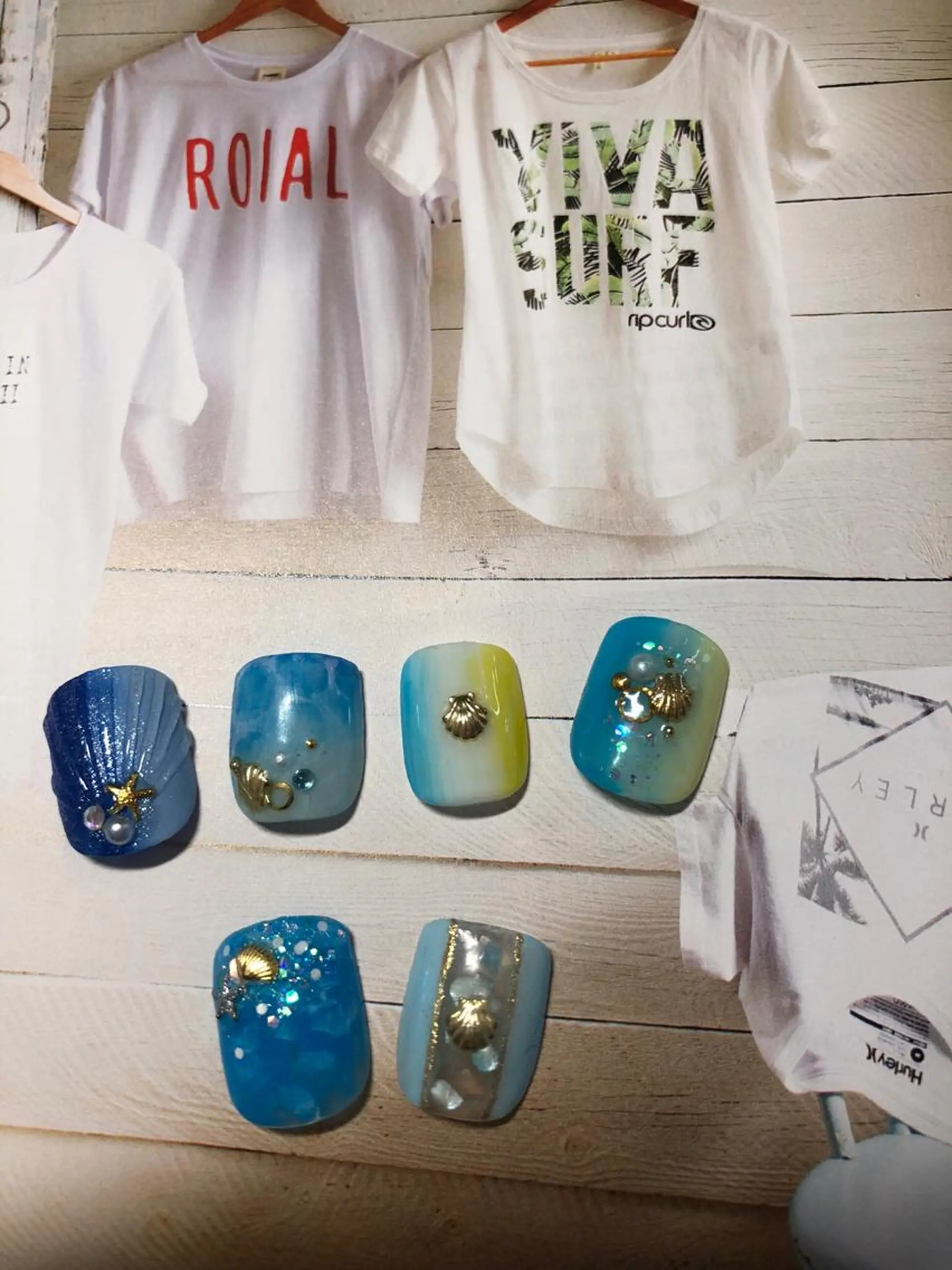 ネイル フットネイル トータルビューティー CQのネイルデザイン