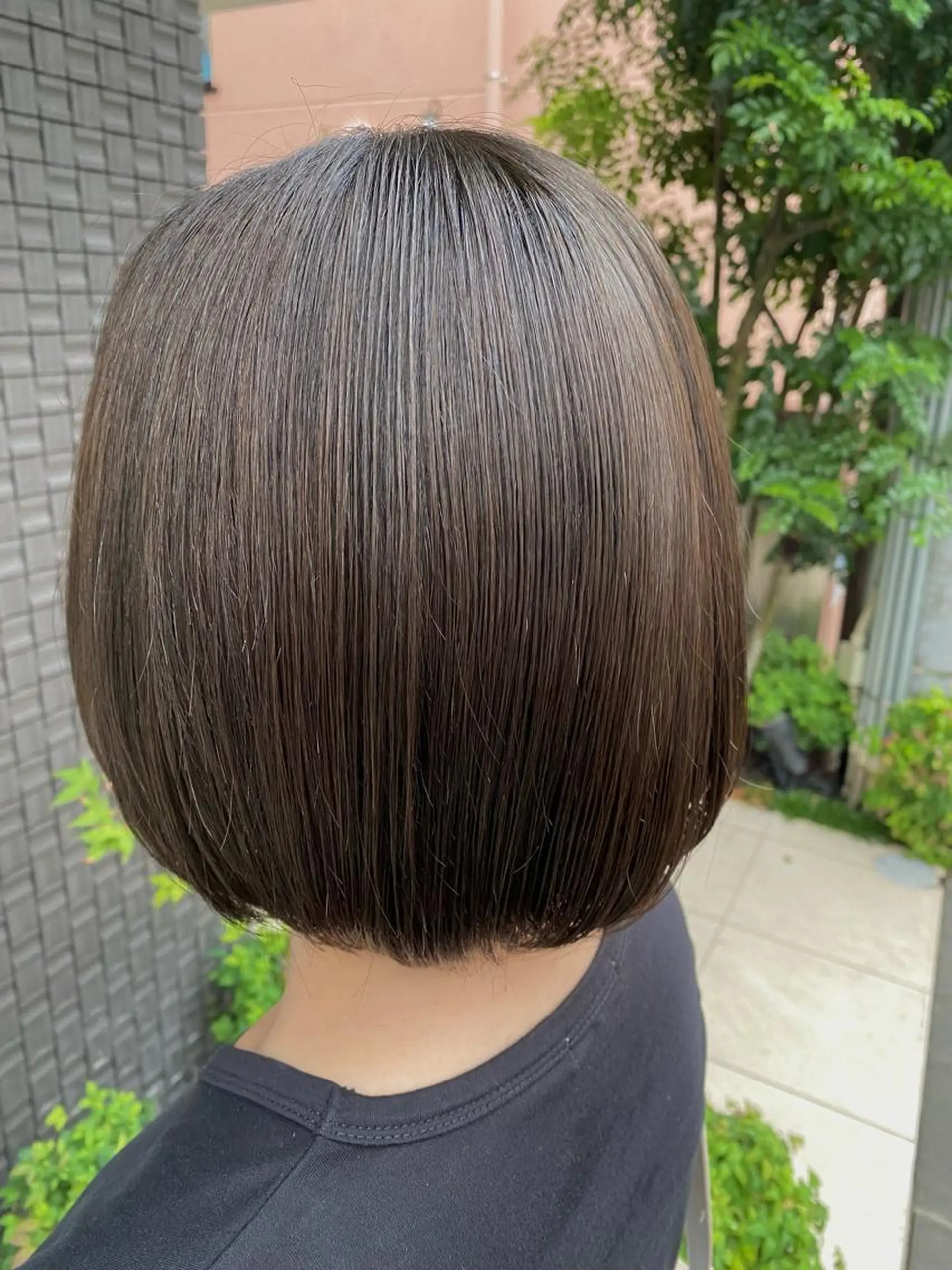 ショート カラー グレージュ オリーブグレージュ オリーブグレー グレージュ/レイヤー /韓国ヘア/RISAのヘアスタイル