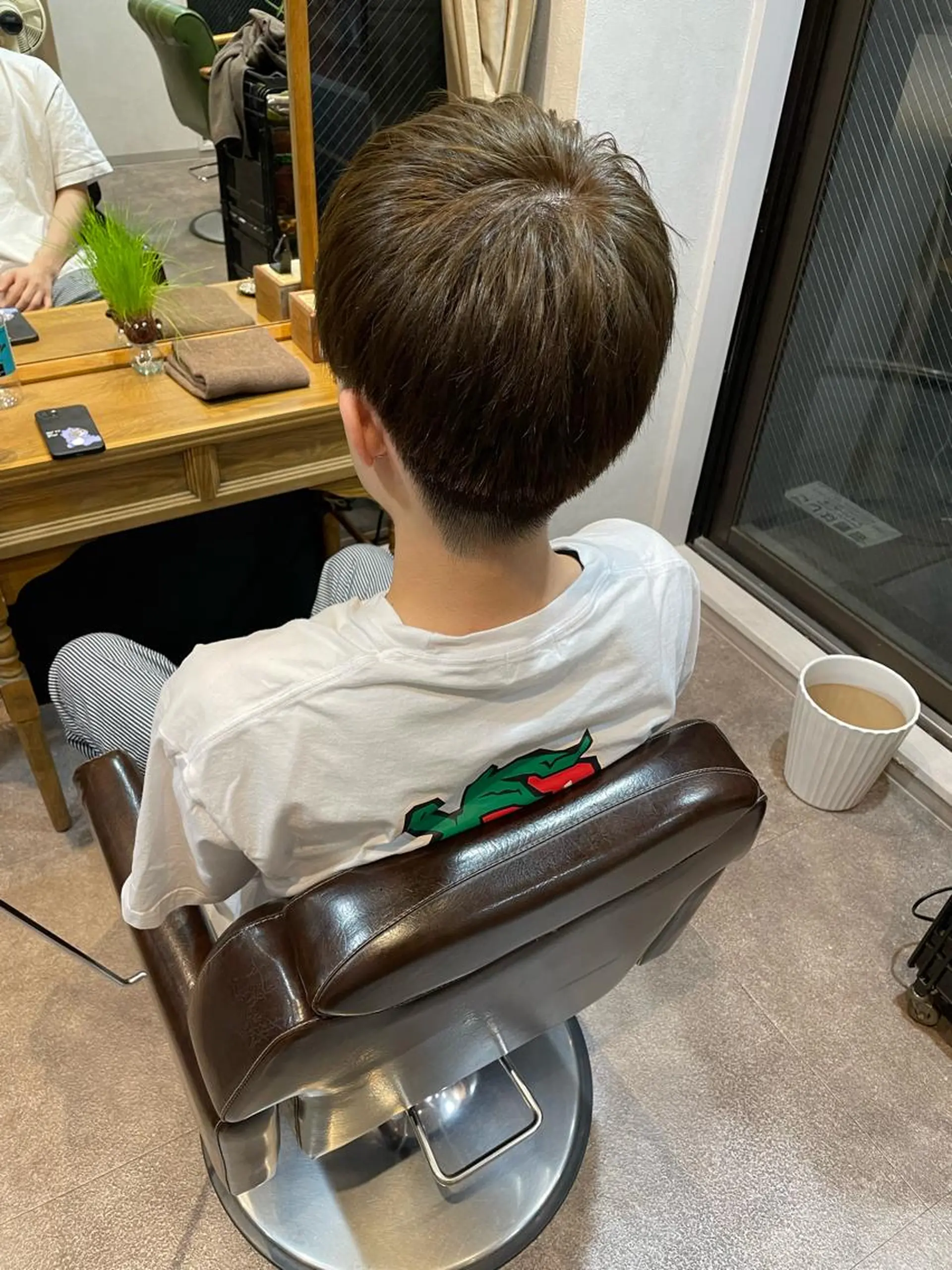 ミディアム カット ヘアカラー 美髪 透明感カラーSotaのヘアスタイル