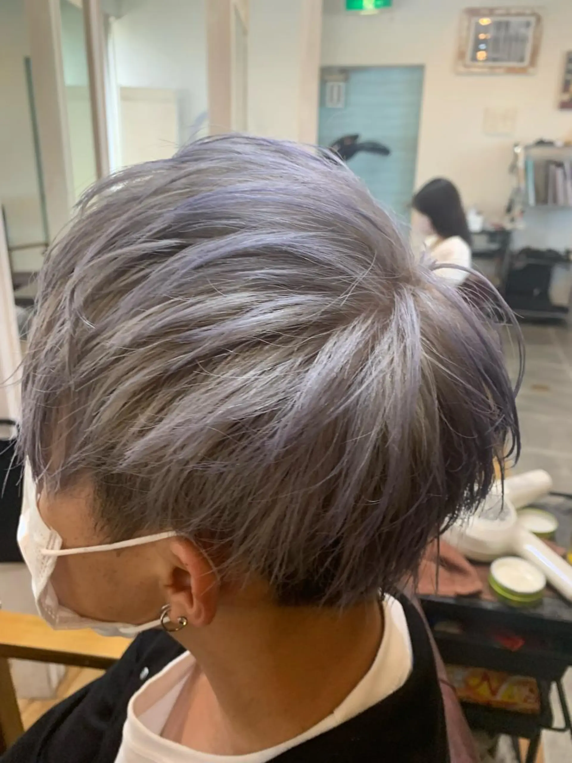 ショート カット ヘアカラー トリートメント CECIL hair なんば店所属・メンズパーマ 艶髪☆店長☆有馬のヘアスタイル