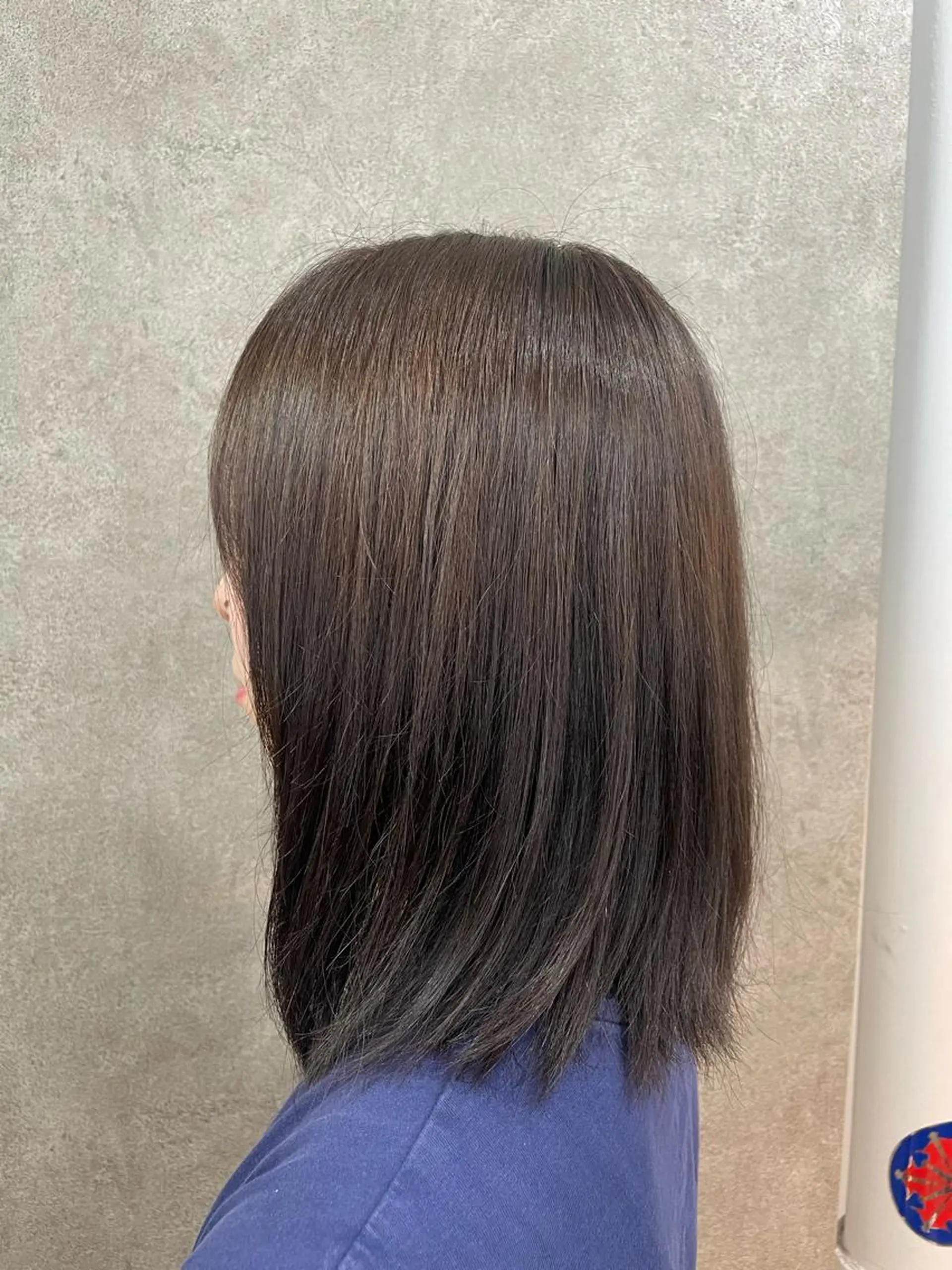 セミロング カラー ベージュカラー オレンジ 加藤 聖也のヘアスタイル