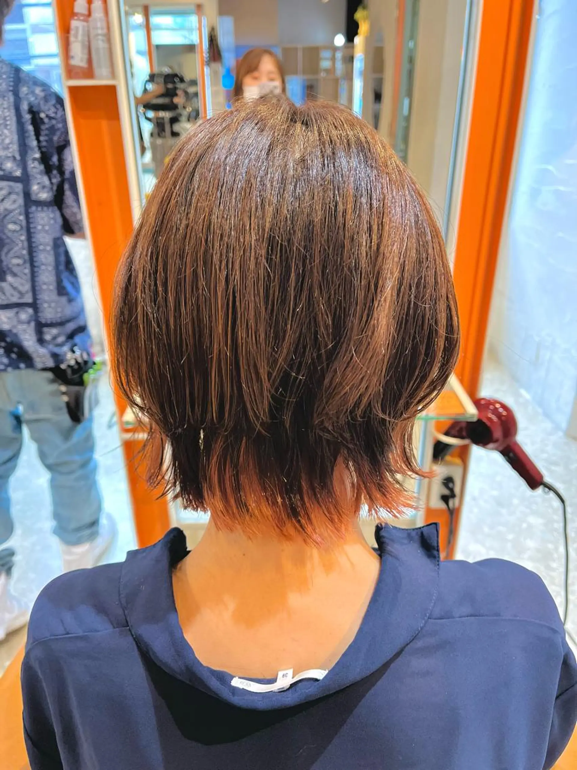 ショート カラー インナーカラー ウルフカット カット うしだ かおるのヘアスタイル