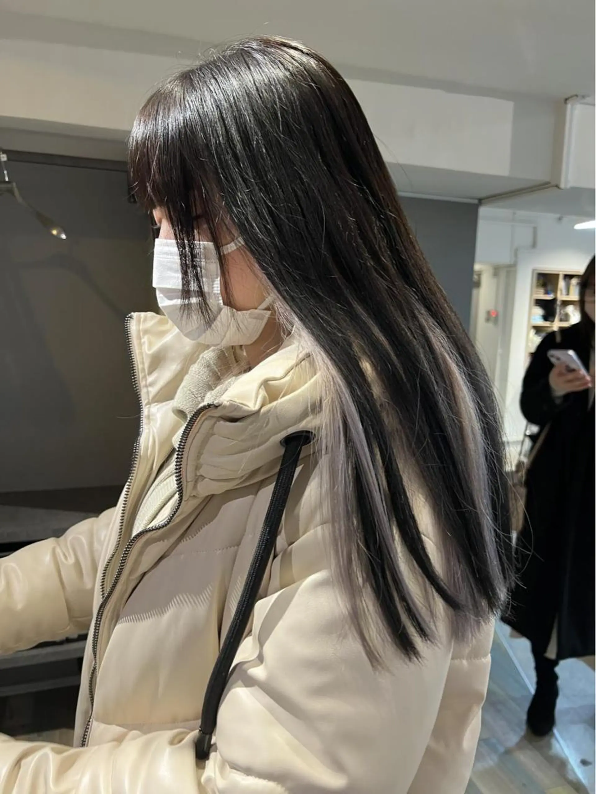 ロング カラー ヘアカラー トリートメント ブリーチなしベージュ カラー✨Takeのヘアスタイル