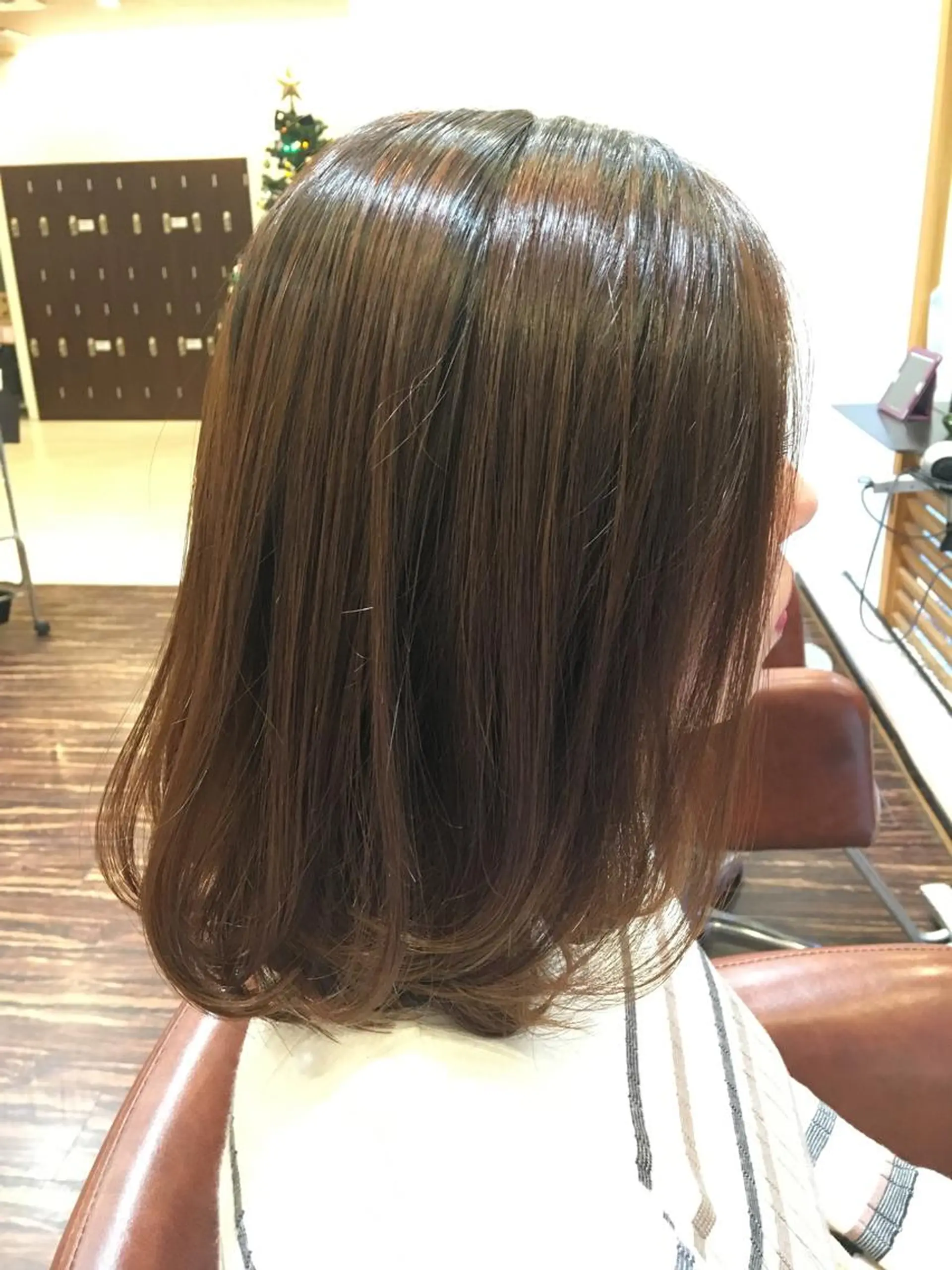 ミディアム パーマ ボブ コンドウ サラのヘアスタイル