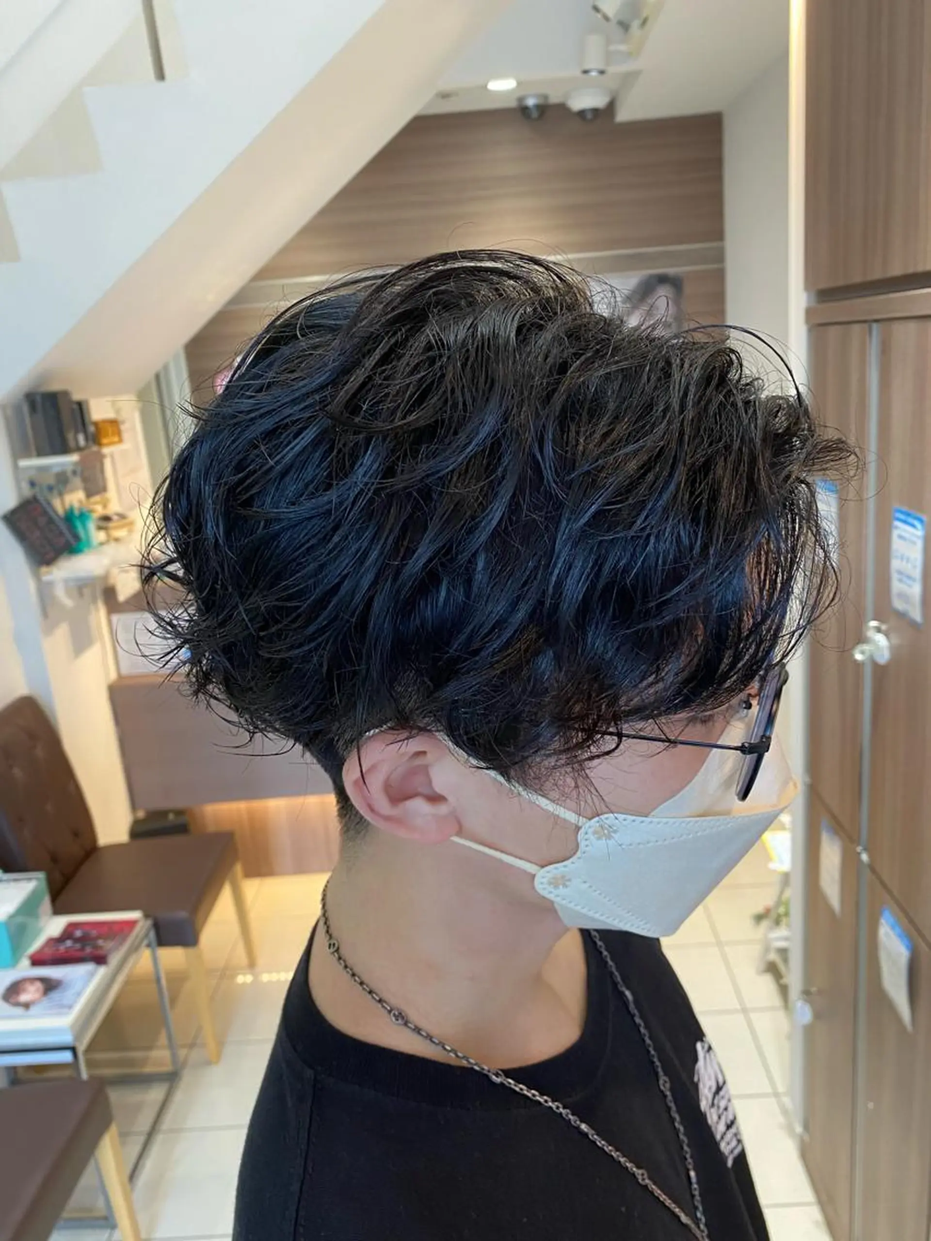 パーマ メンズ カット パーマ 佐々木 拓海のヘアスタイル