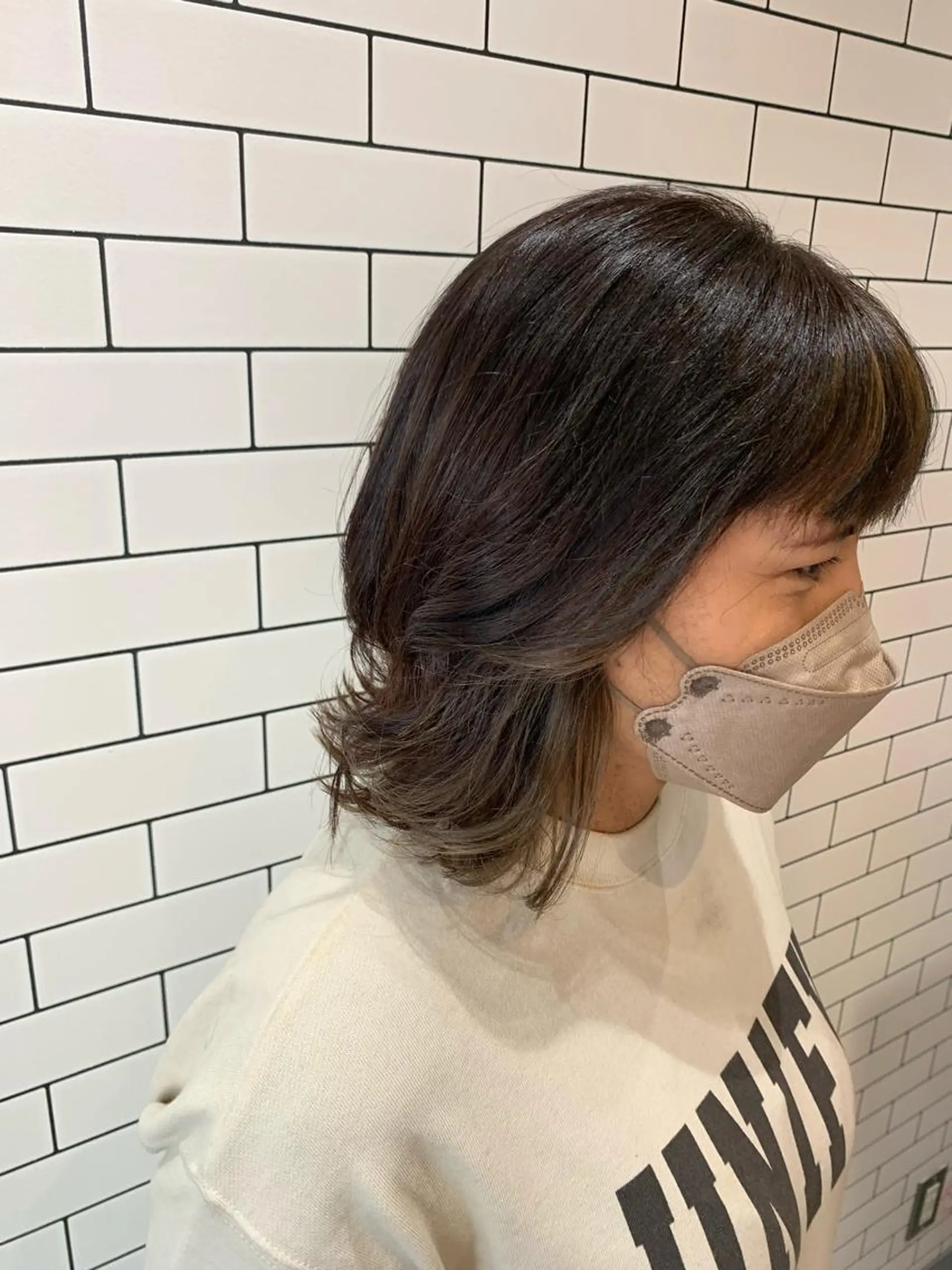 ミディアム カラー stylist N0Nのヘアスタイル