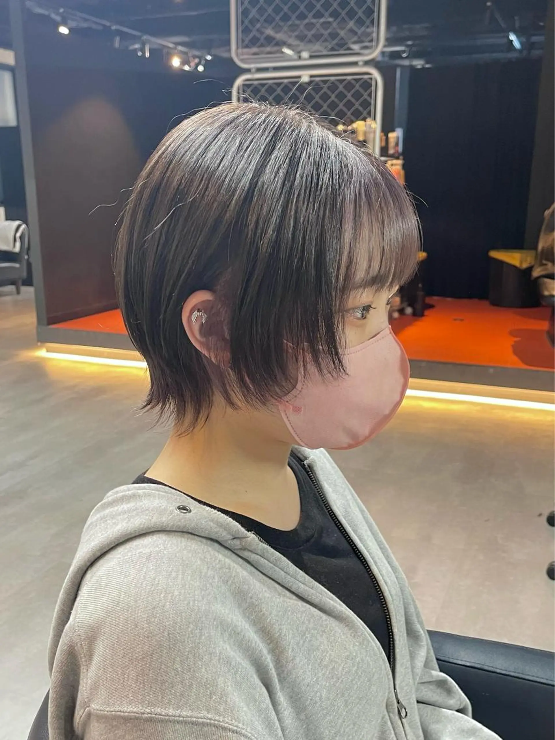 ショート ショートヘア ウルフカット カット B E C H I C O〔べち子〕のヘアスタイル