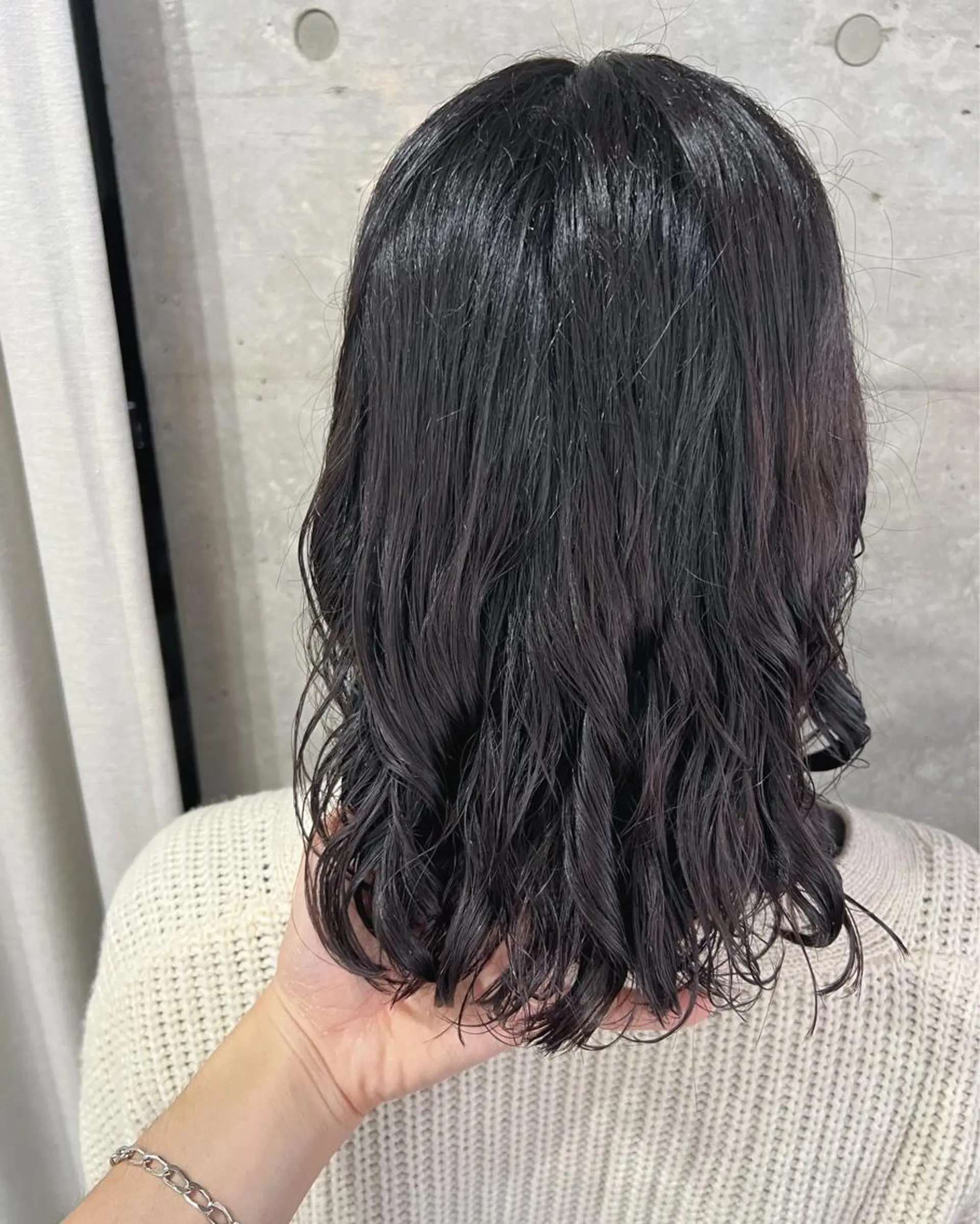 ミディアム パーマ ボブパーマコテ巻き風 パーマNo1深江秀平のヘアスタイル