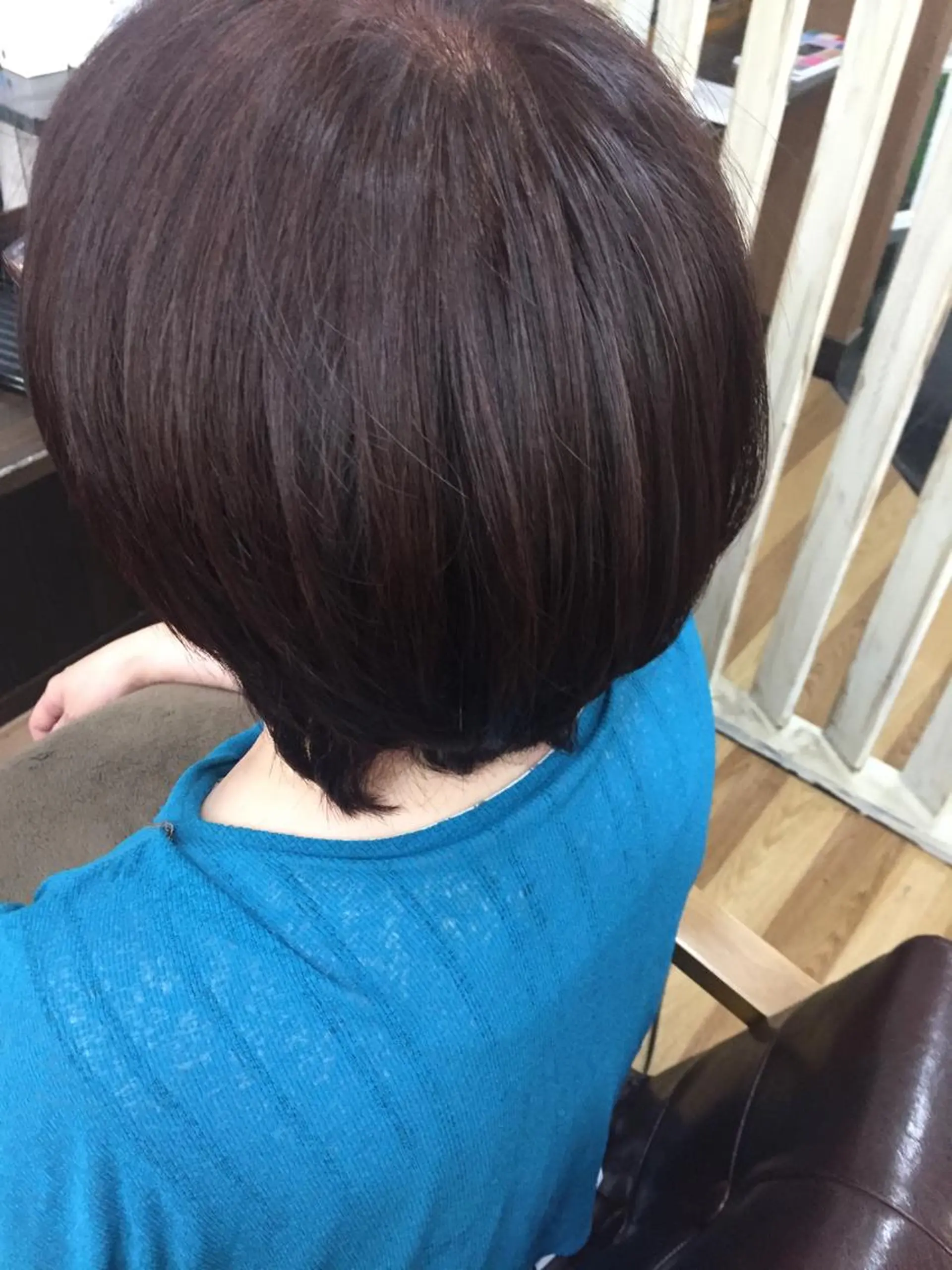 カラー 中山 ルミ子のヘアスタイル