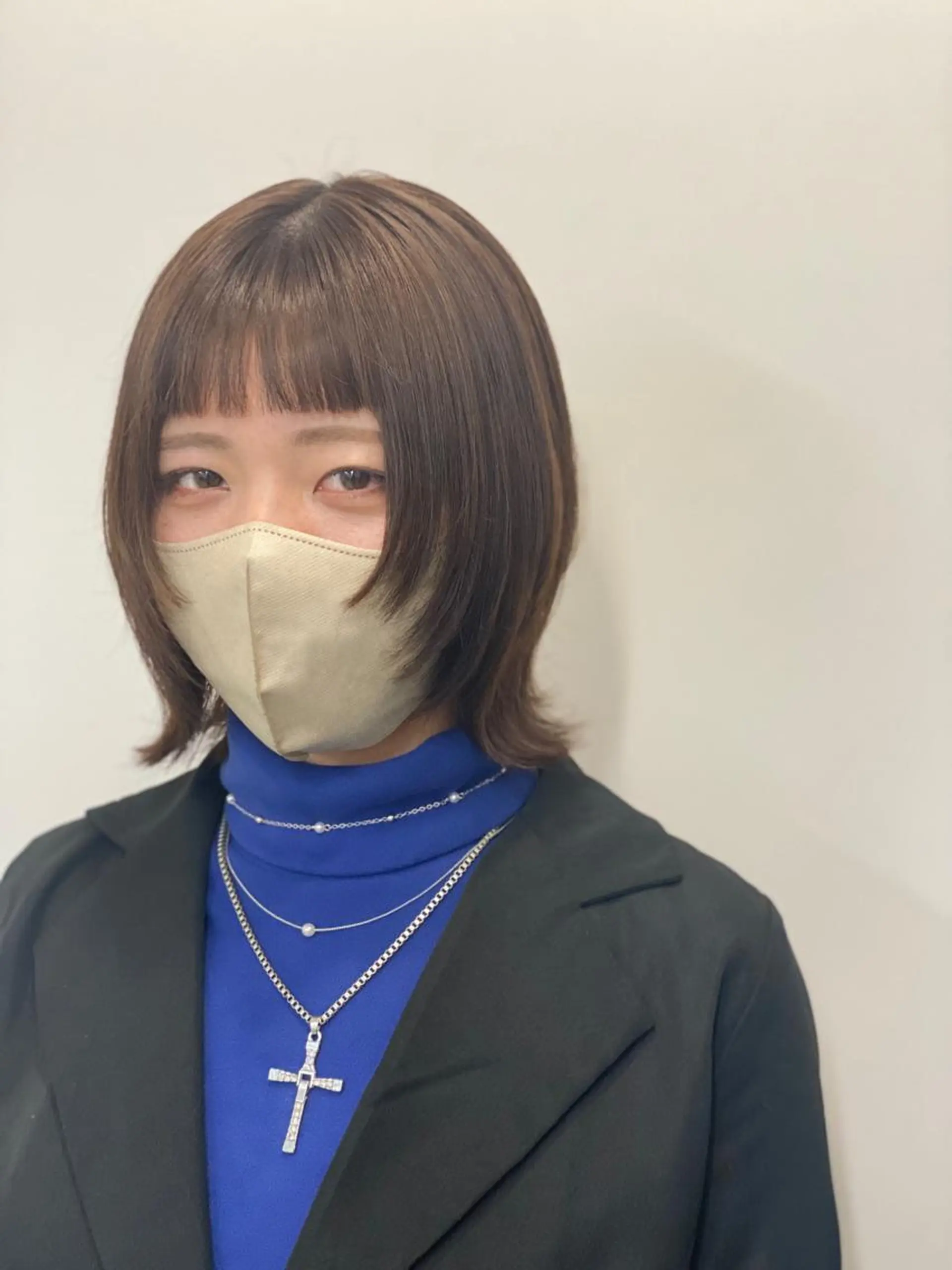 ショート 似合わせカット ウルフカット 梅田l大人韓国ヘア レイヤー×艶カラーのヘアスタイル