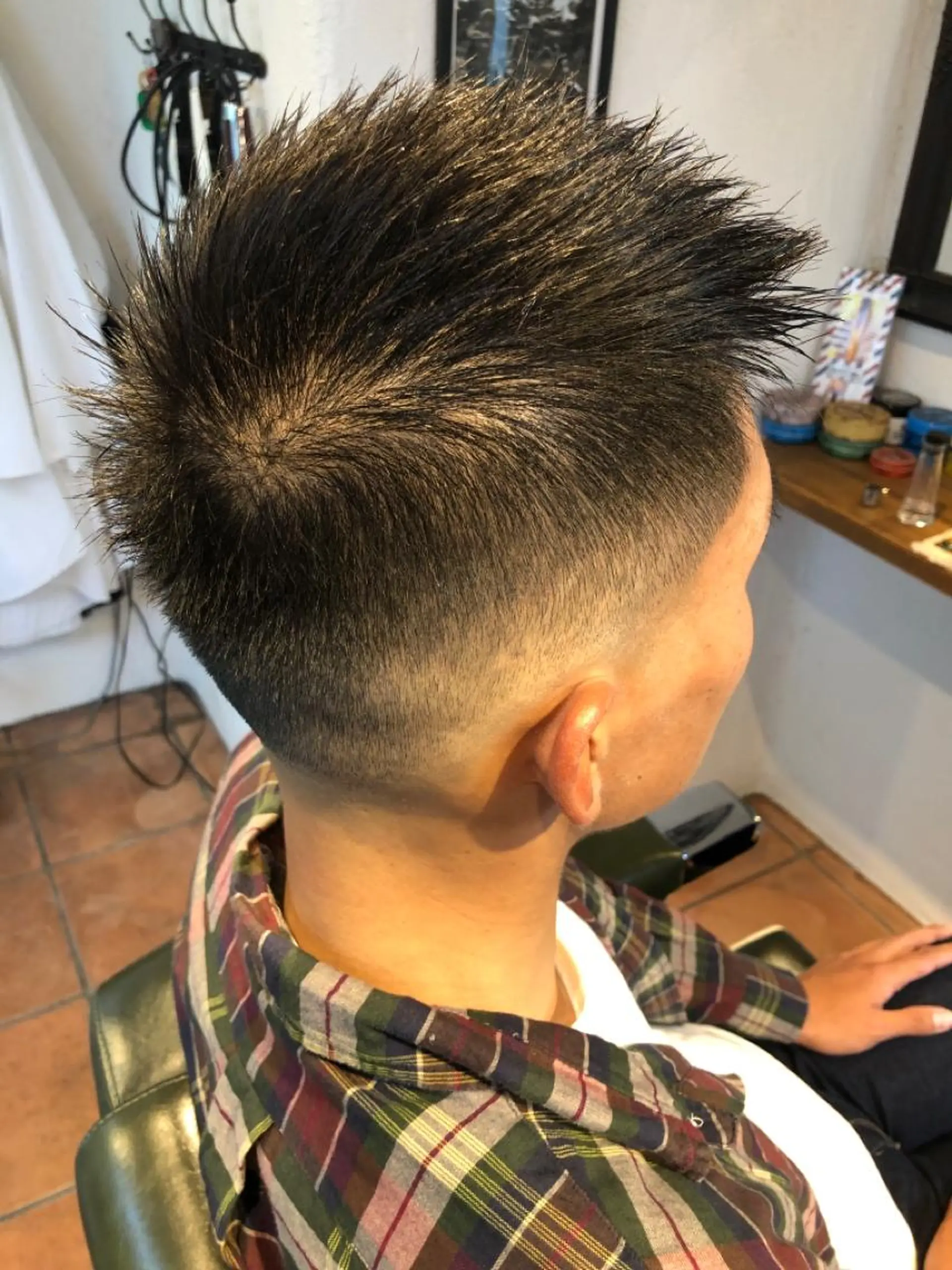 ショート メンズ カット 冨士川 英樹のヘアスタイル