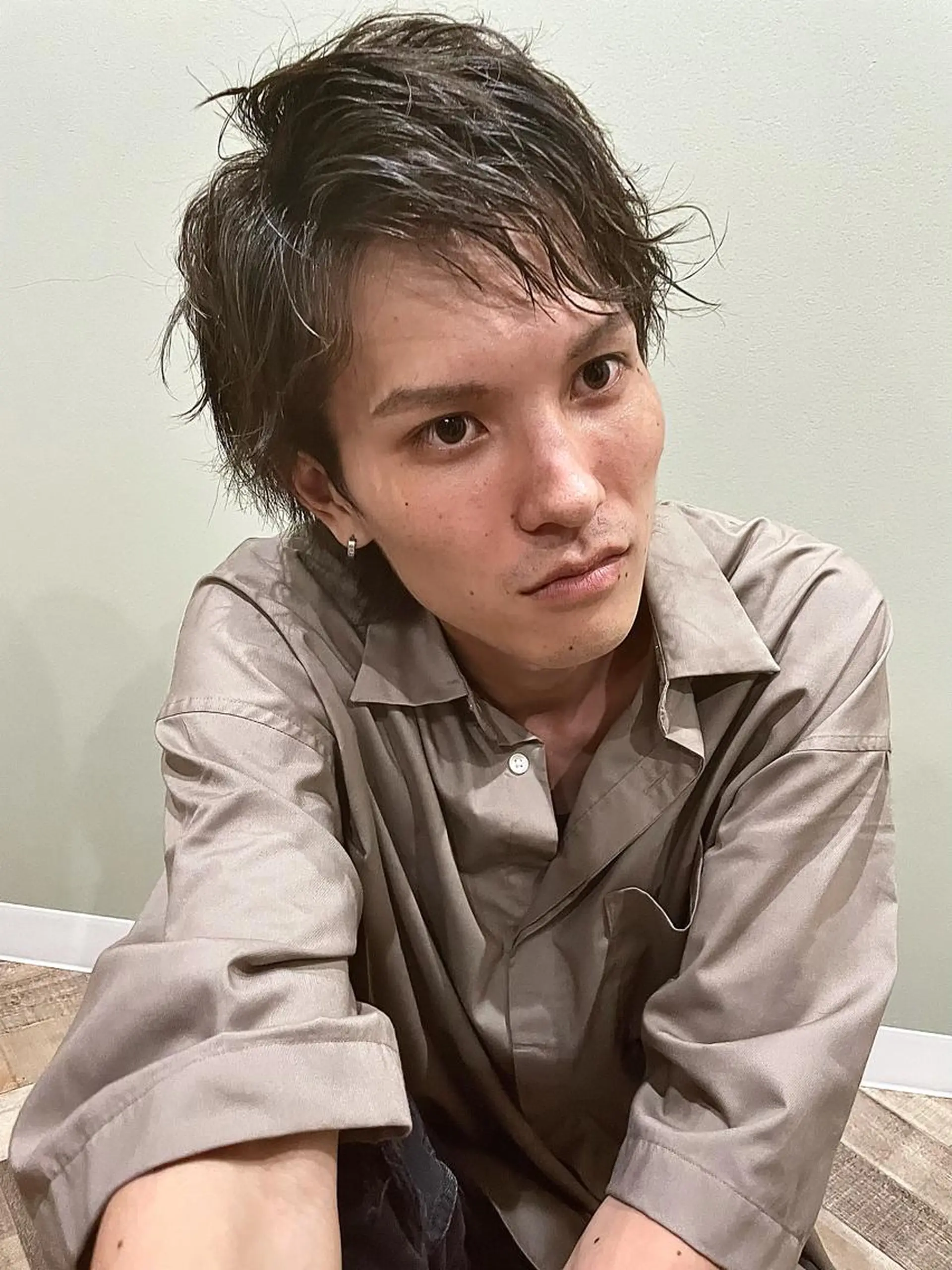 ショート メンズ メンズハイライト ハイライト hair studio PEACE所属・寺本 早希のヘアスタイル