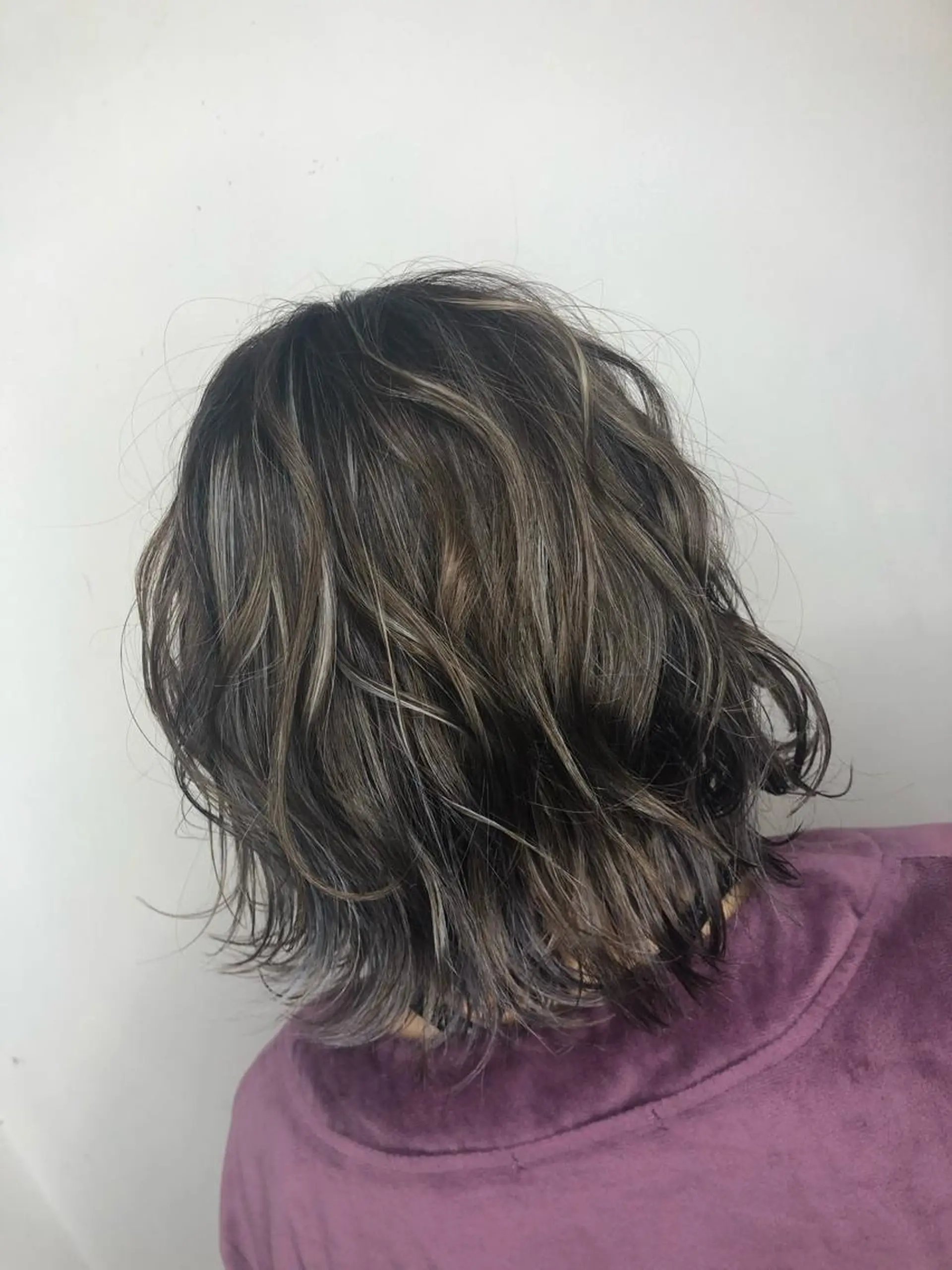 ミディアム カラー 艶髪職人 山本隼正のヘアスタイル