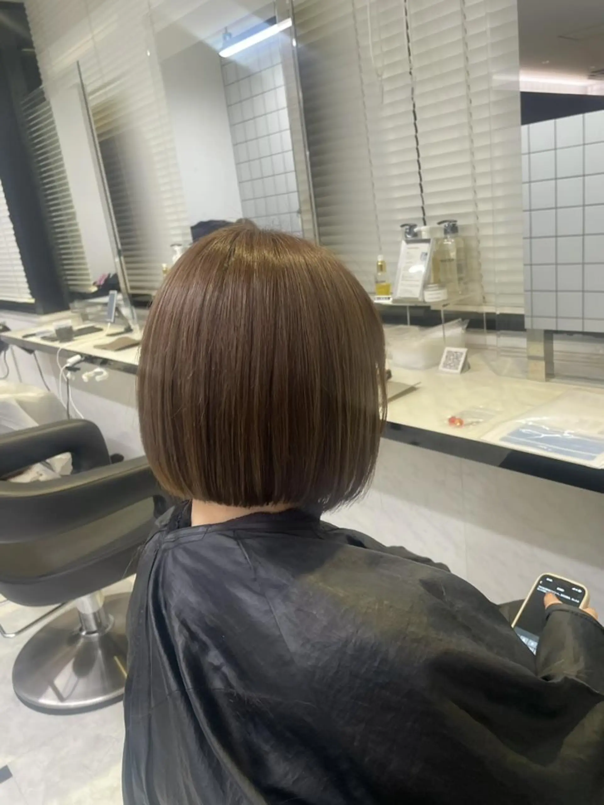 カラー 🫧韓国/似合わせ ボブRION🫧のヘアスタイル