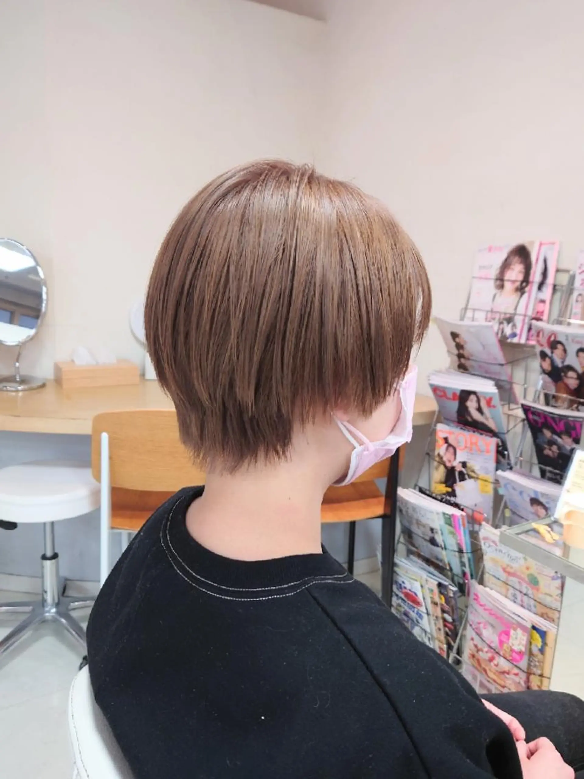ショート カラー ショートヘア nagane sayakaのヘアスタイル