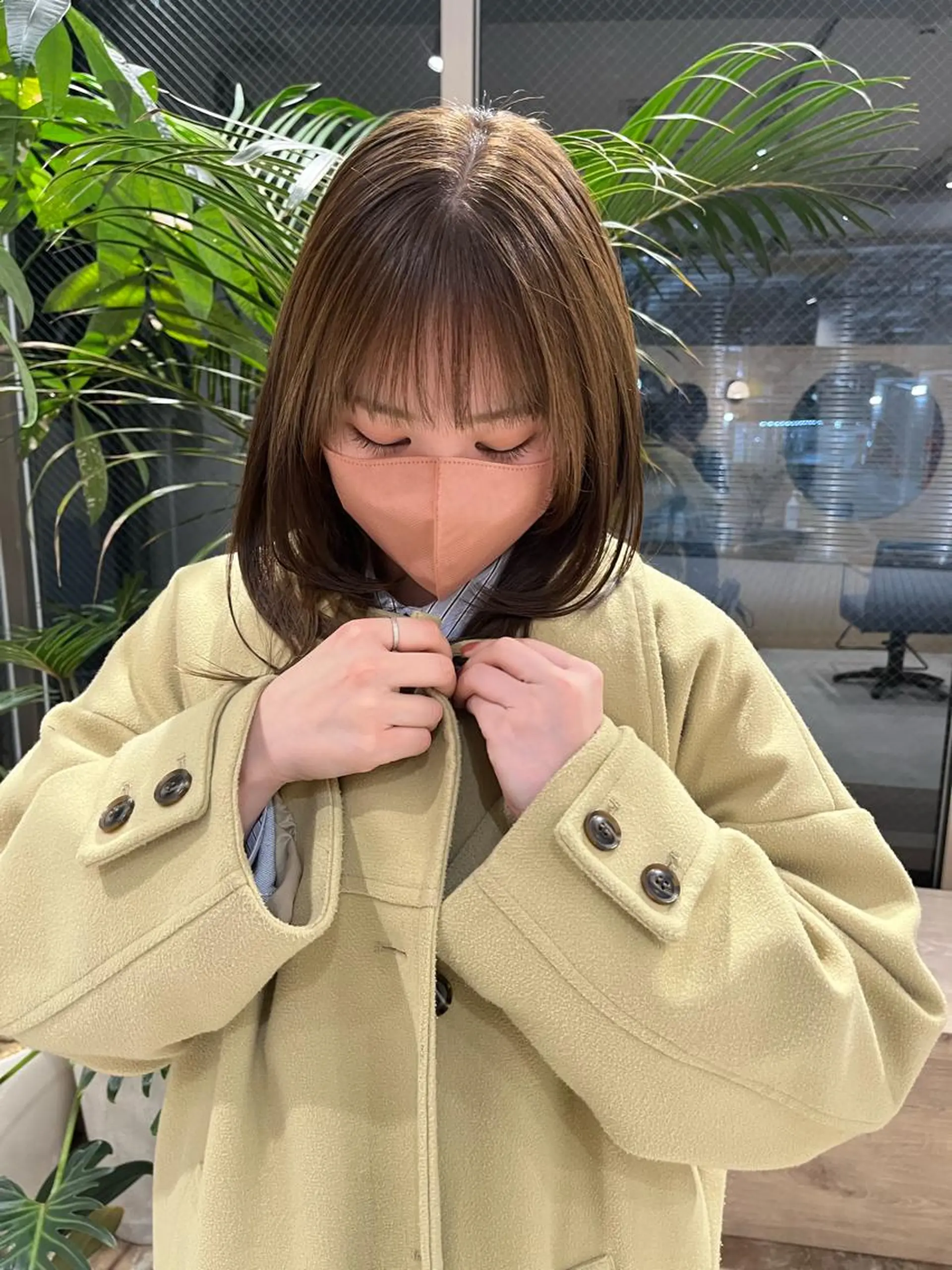 セミロング カラー ヘアカラー トリートメント 🦖ミニボブ/ボブ /MOEKA🦕のヘアスタイル