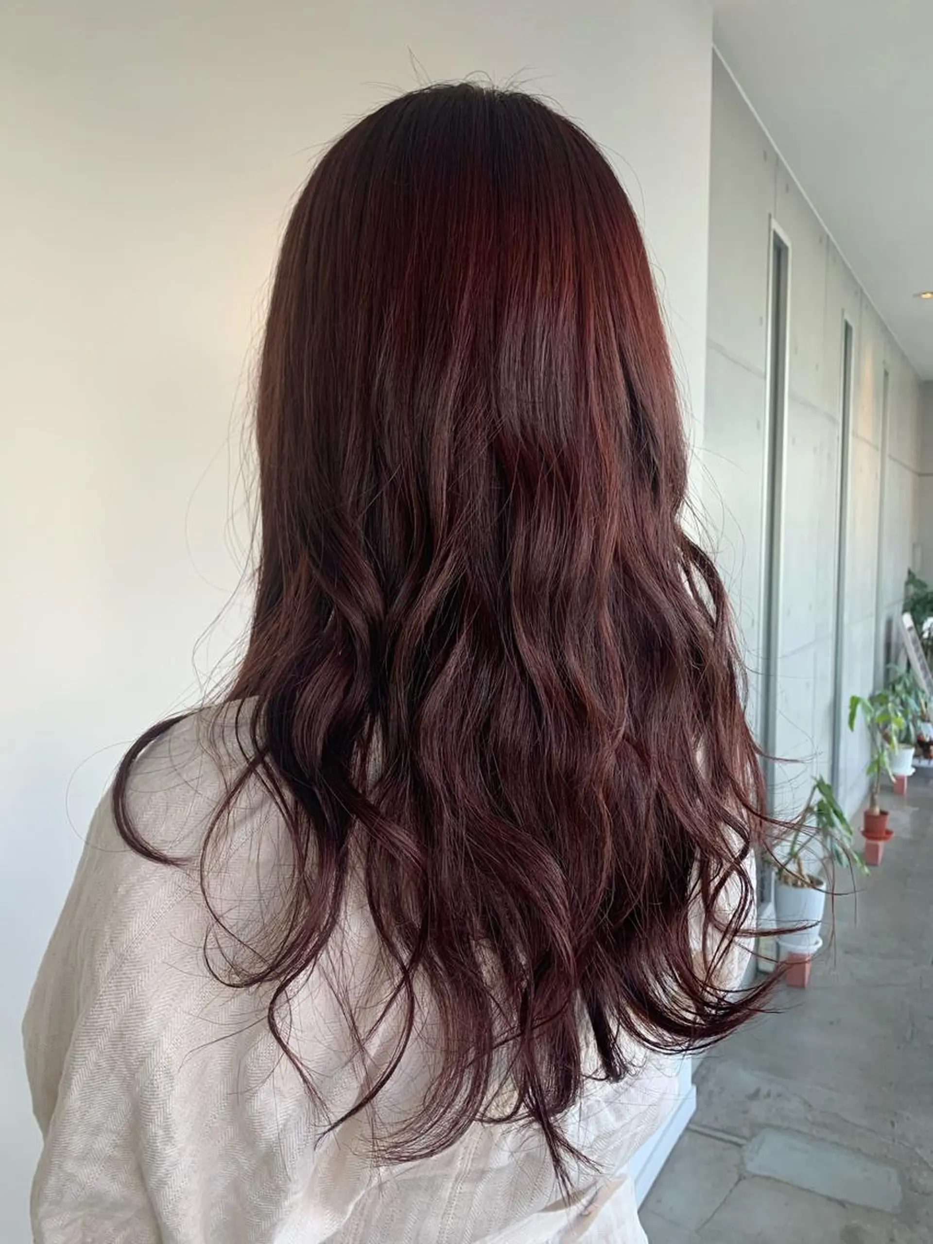 セミロング ハイライト おせ ちさとのヘアスタイル