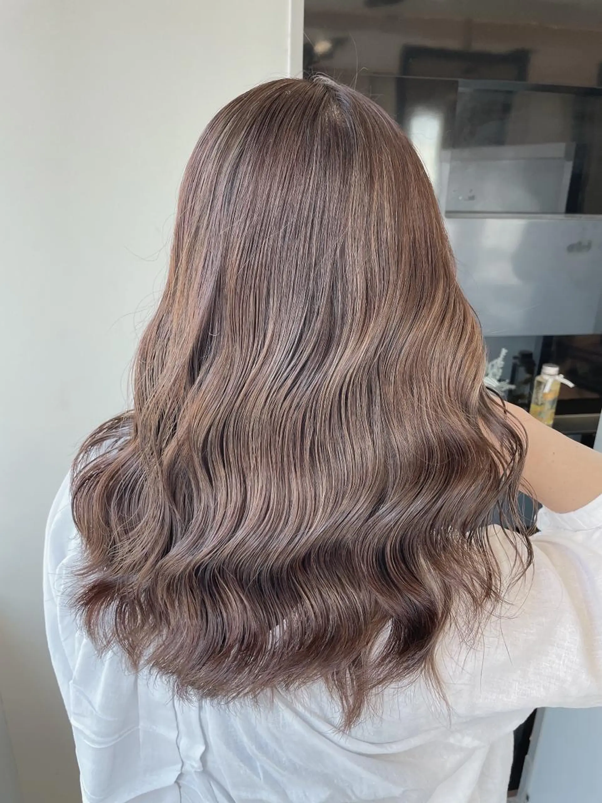 セミロング カラー ヘアカラー トリートメント ヘアセット 髪質改善カラー🦋 田村のヘアスタイル