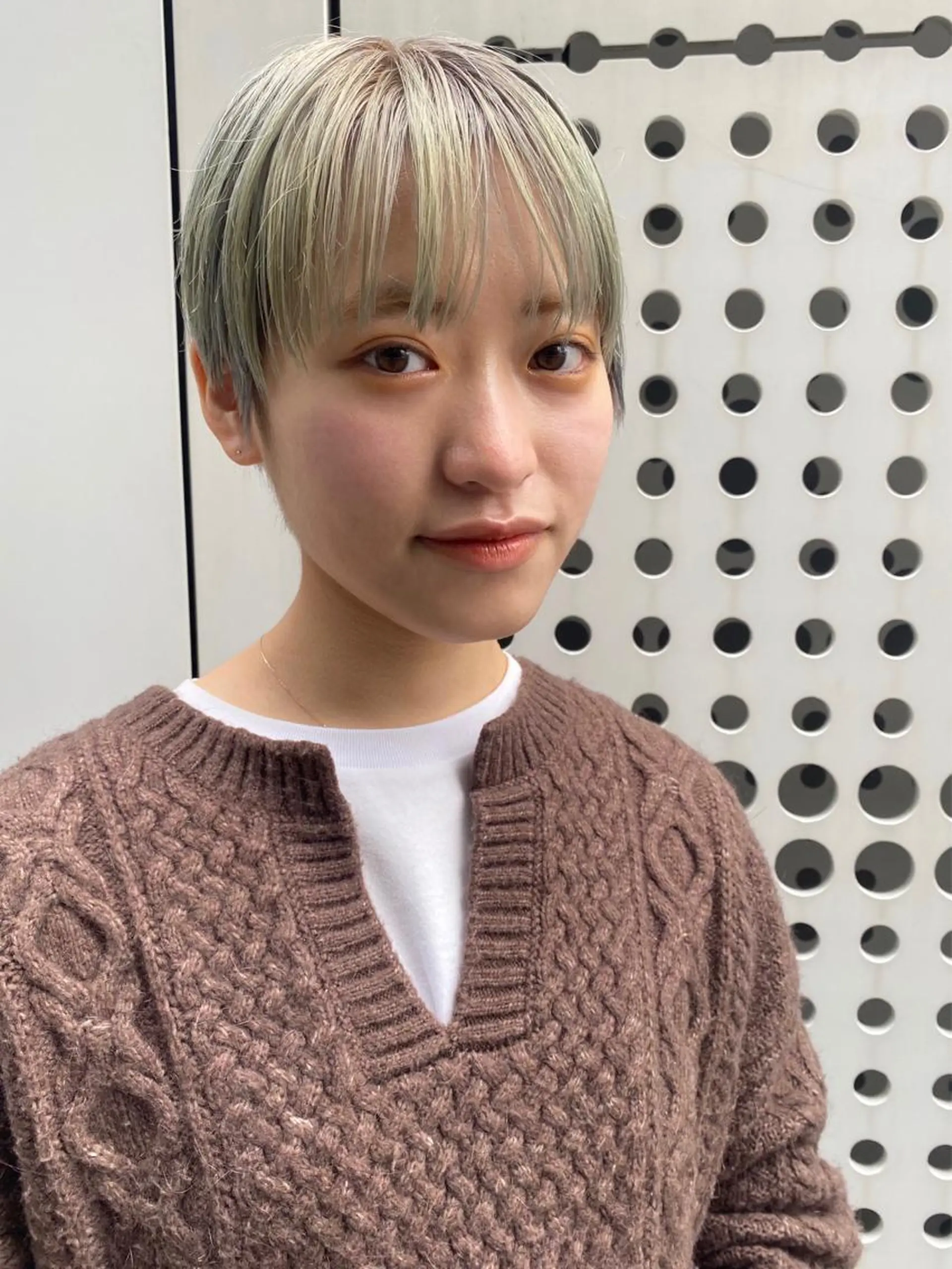 ショート カラー ショートボブ ハンサムショート ブリーチ ケアブリーチ 透明感カラー ショート/パーマ/ カラー/FUKOのヘアスタイル