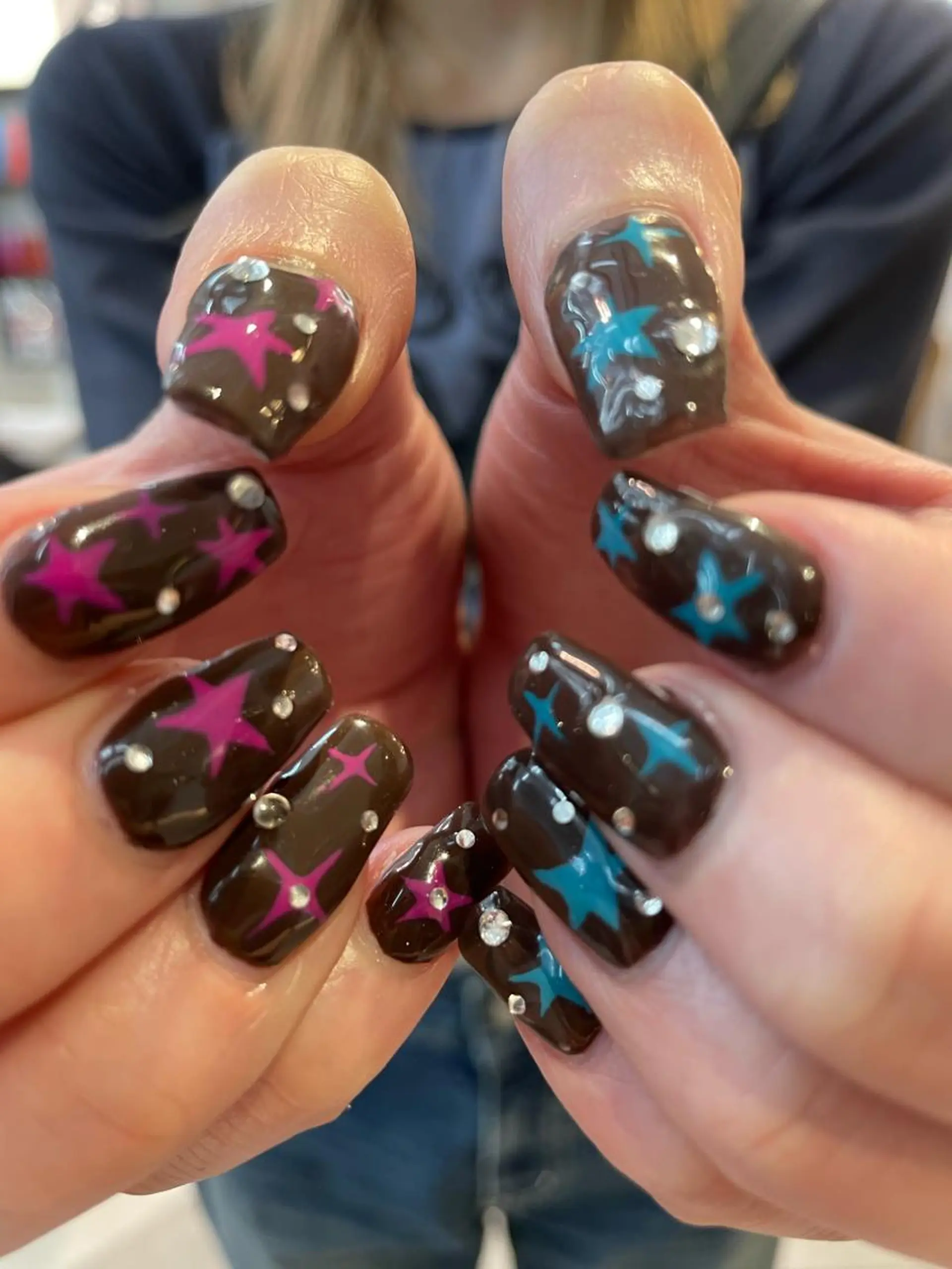 ネイル ジェルネイル パラジェル ハンドネイル hair&nail ☯️アイリ☯️のネイルデザイン