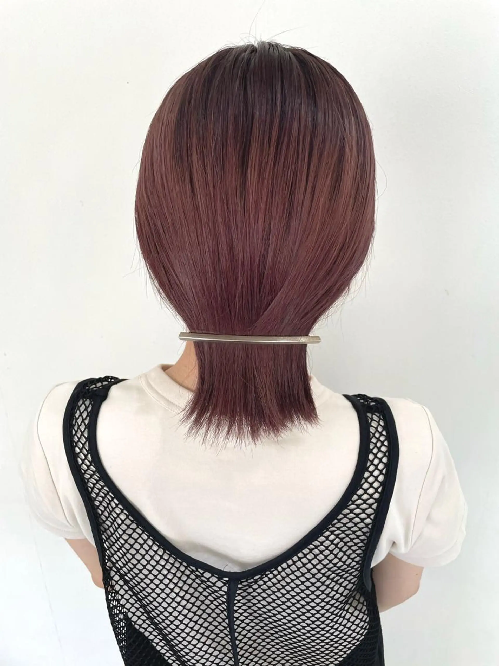 ミディアム ピンクブラウン 金井愛華 【monolith】のヘアスタイル