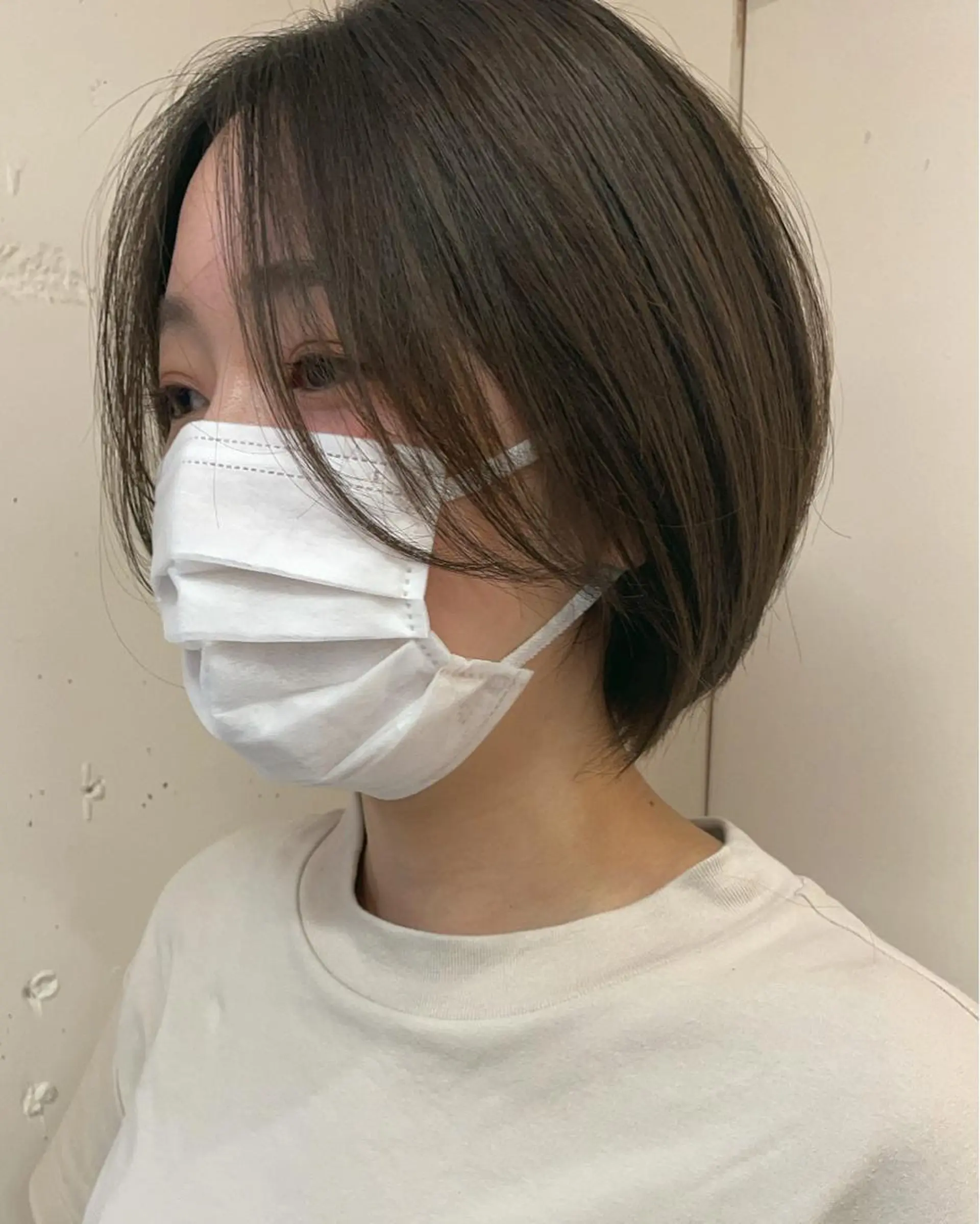 ショート レイヤーカット/ 透明感カラーmikuのヘアスタイル