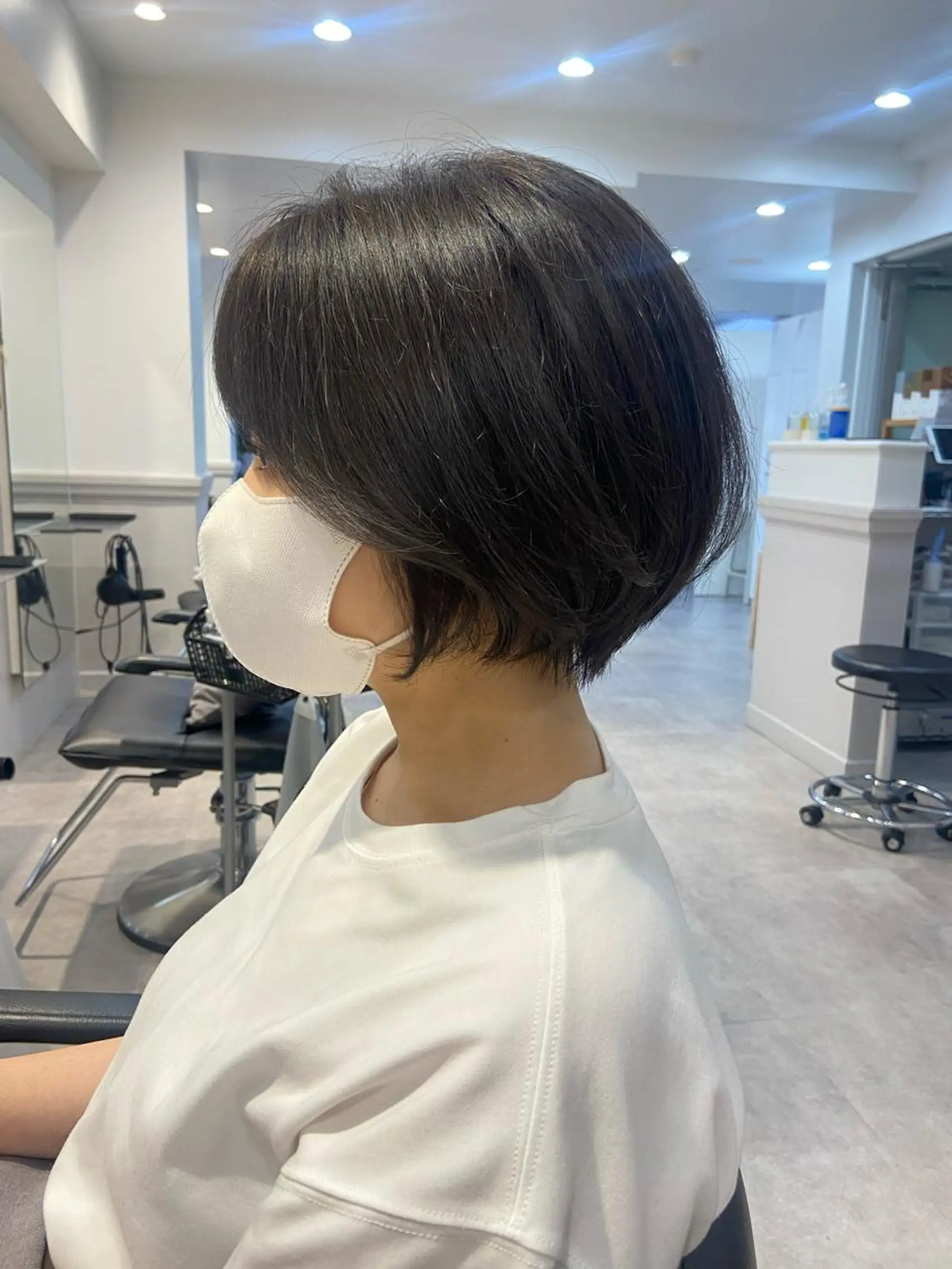 ショート カラー 山下夕月 ショート🫧ボブのヘアスタイル