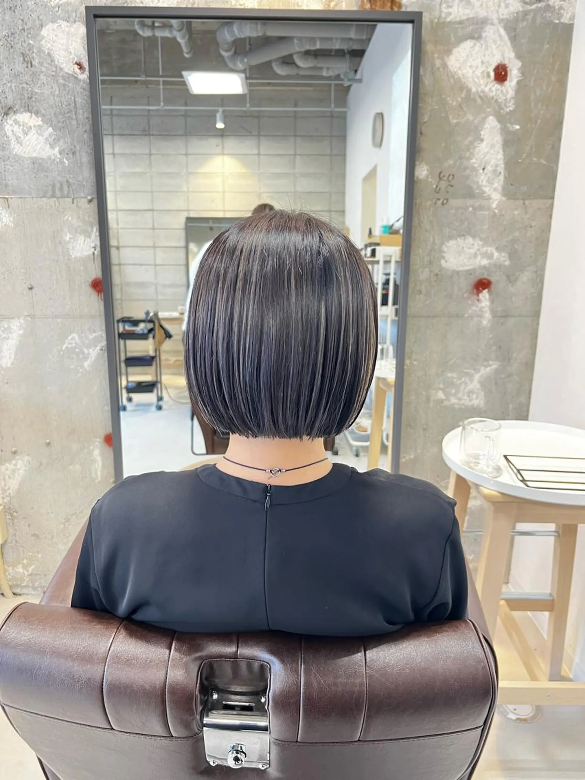 ショート ハイライト 椎葉 みはるのヘアスタイル