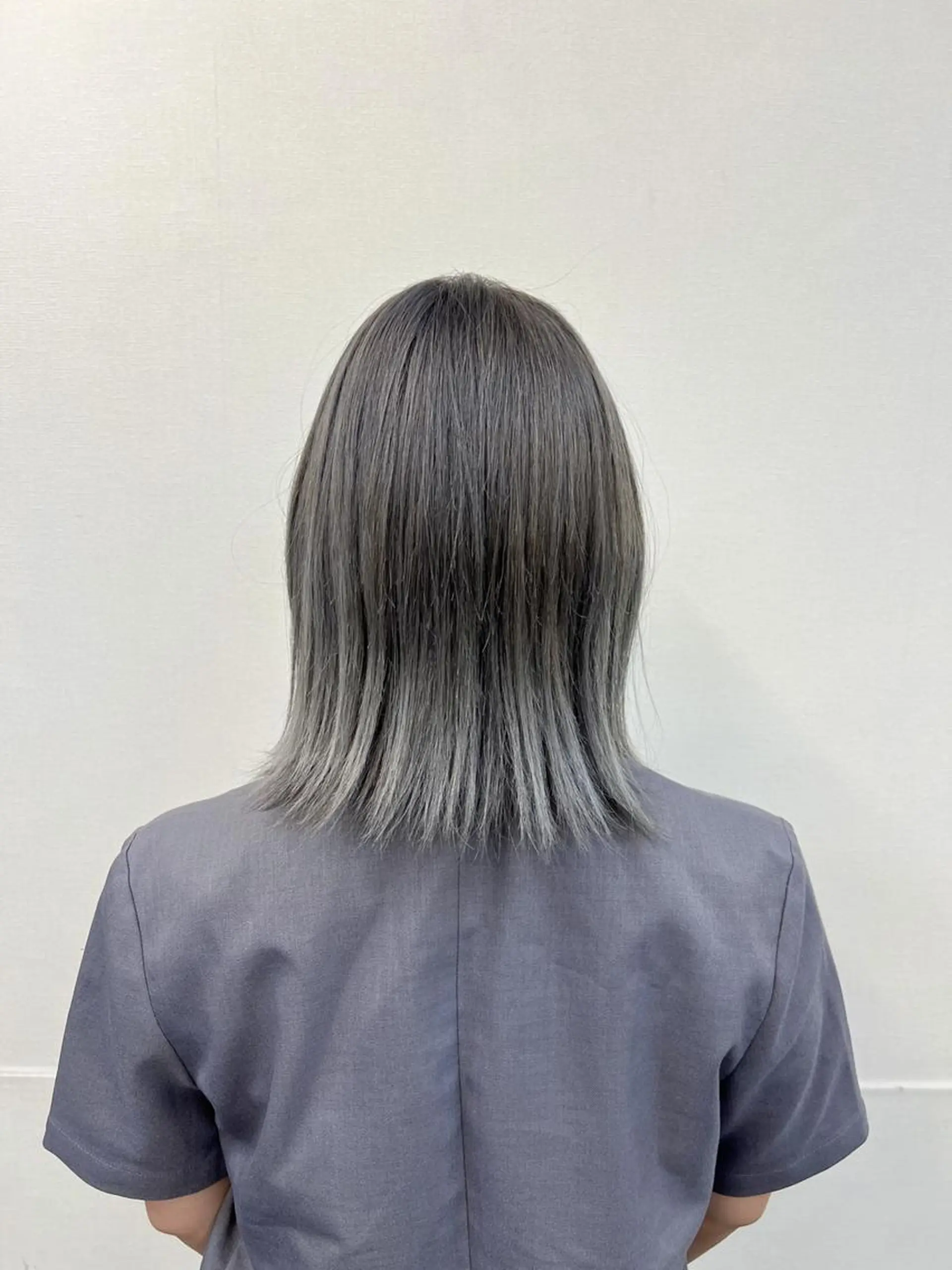 カラー セミロング インヘアー/美容院 /下伊福店/成田陸のヘアスタイル