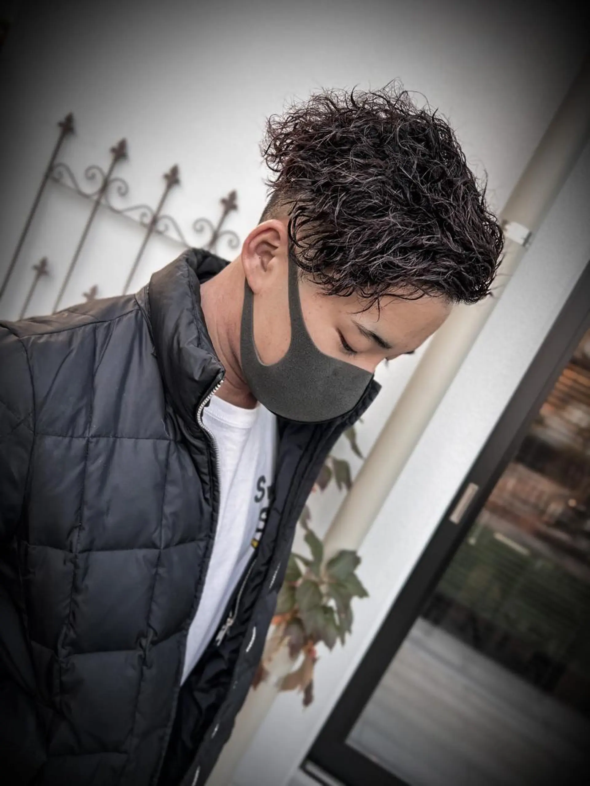 パーマ メンズ 守屋 智紀のヘアスタイル