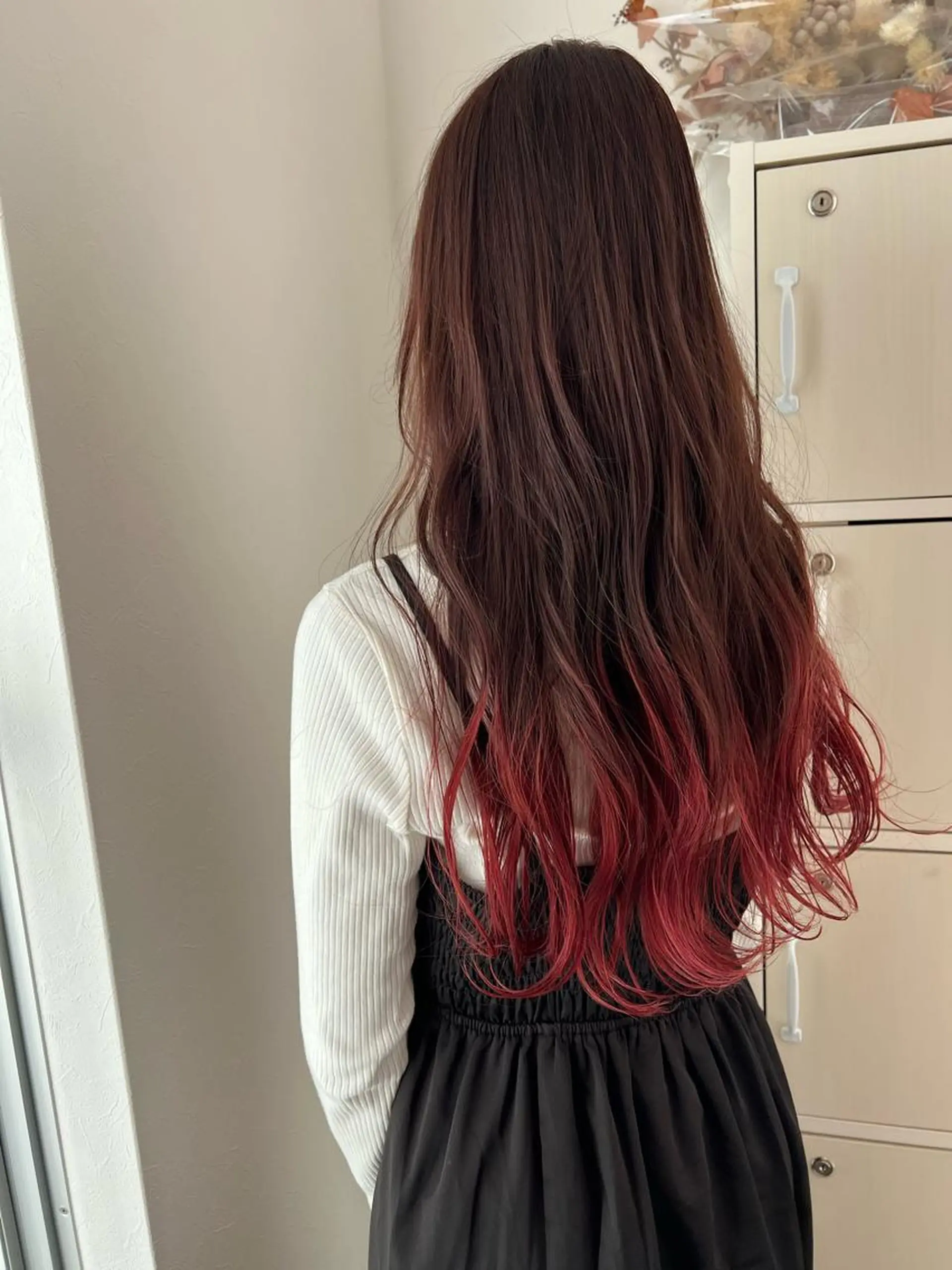 ロング カラー 堀越 美羽のヘアスタイル