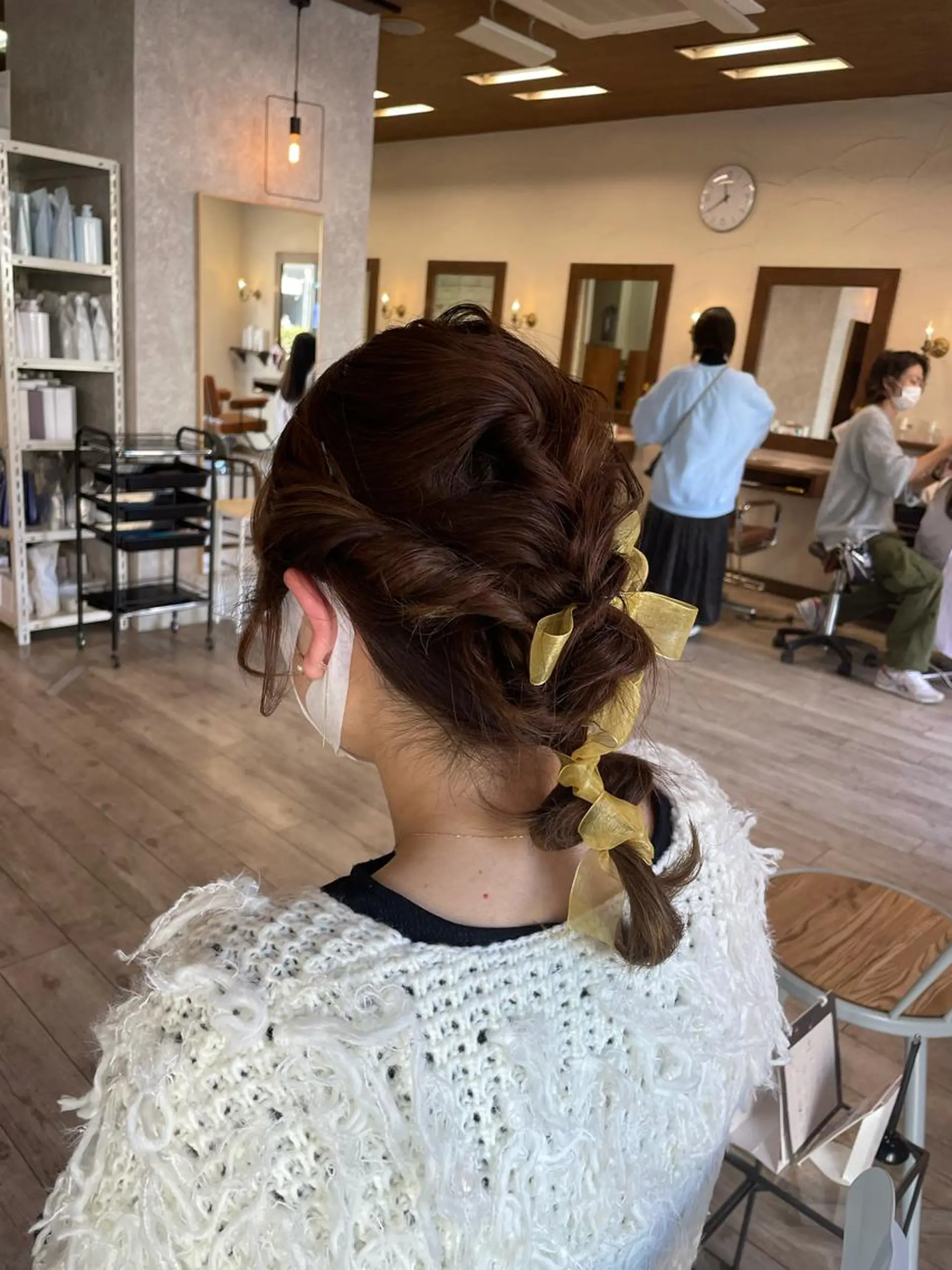 セミロング ヘアアレンジ 🫧ヒシダアキ taboo.i🫧のヘアスタイル