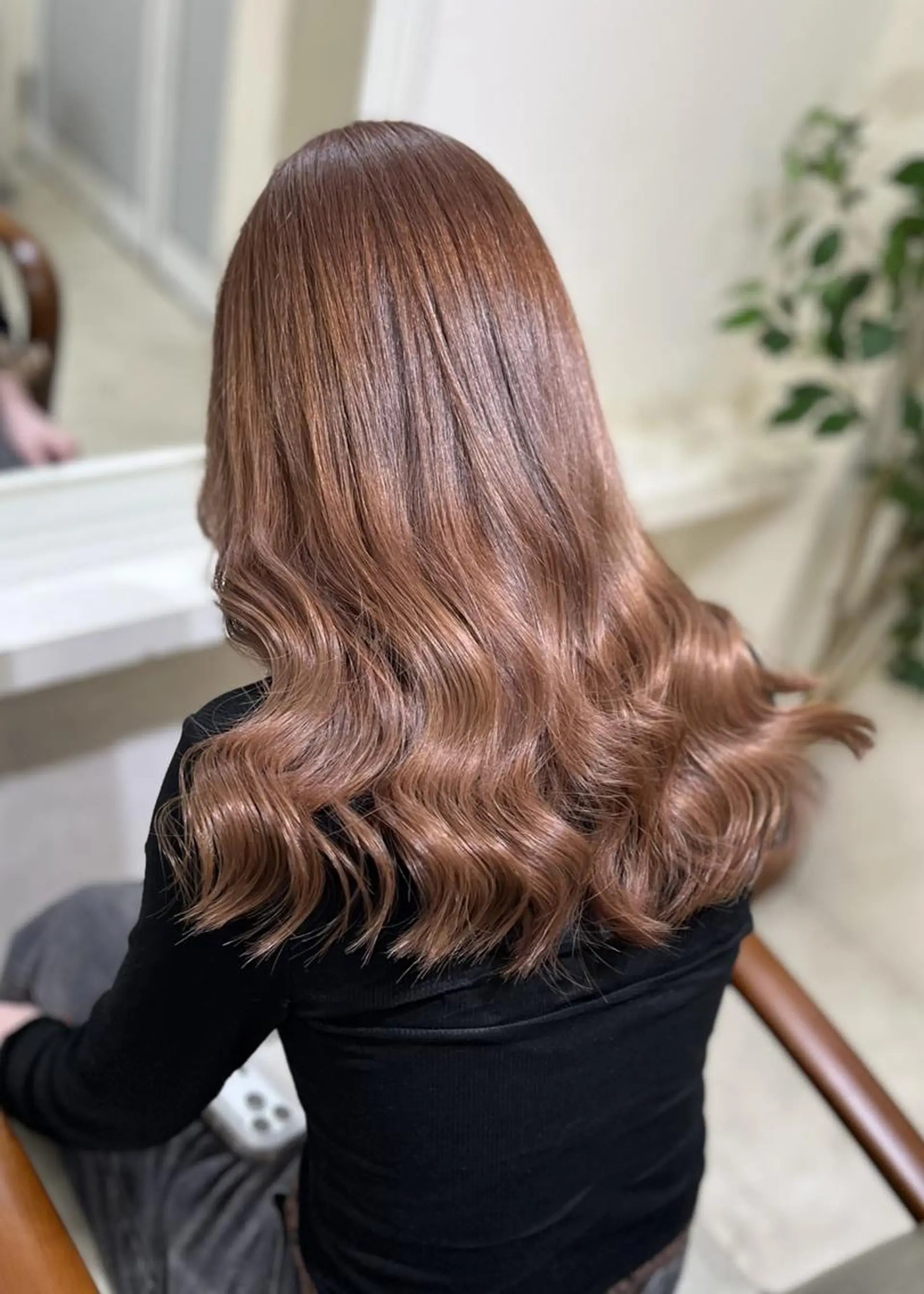 セミロング カラー 🧡可愛い色落ち🧡 ハイトーン特化🧡のヘアスタイル