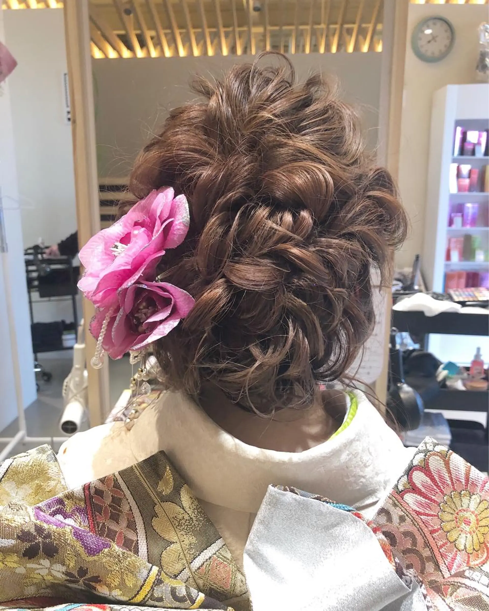 セミロング ヘアアレンジ 早川 真幸のヘアスタイル