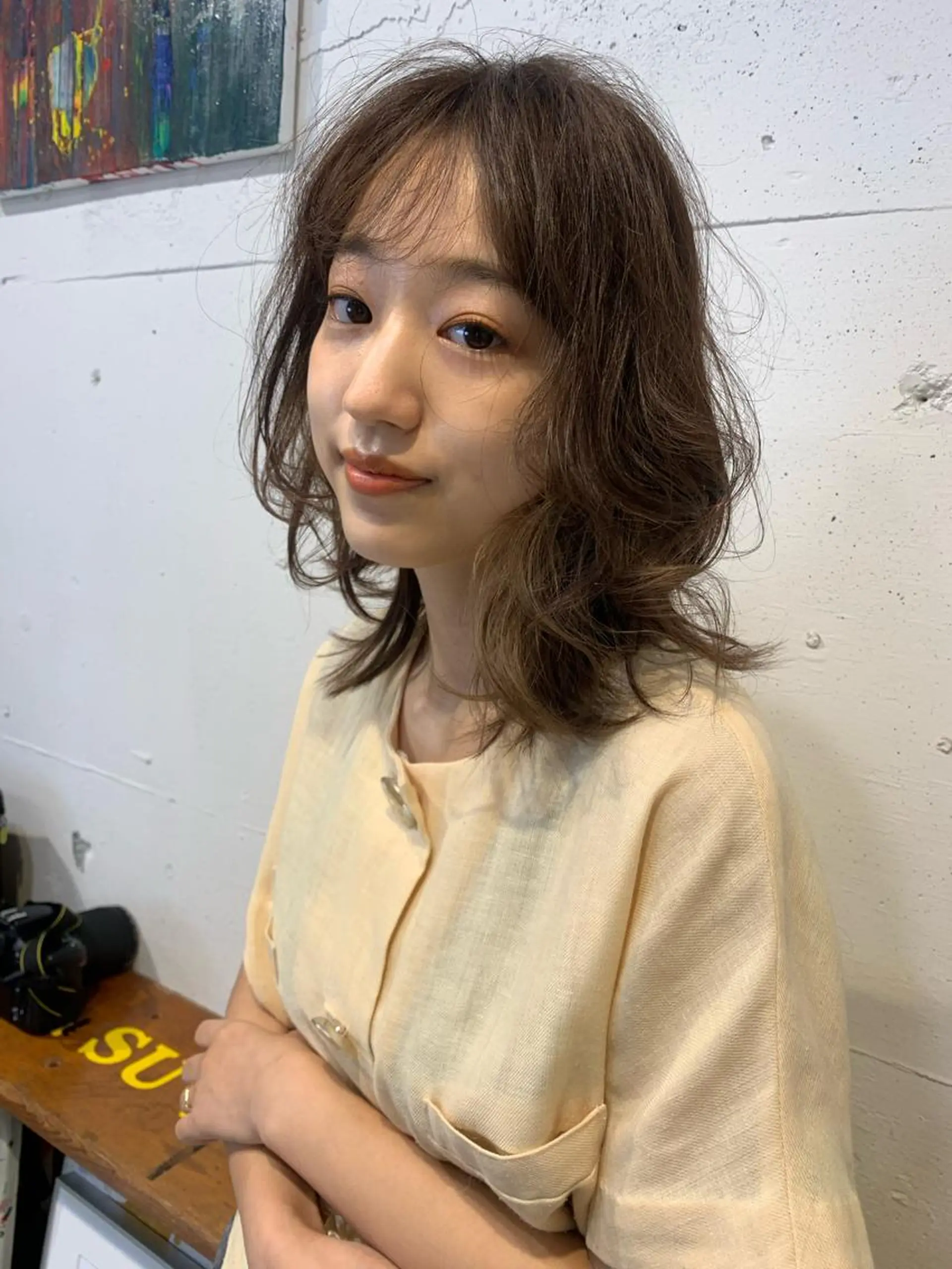 ミディアム パーマ 【takk】 ナカヤママサヨシのヘアスタイル